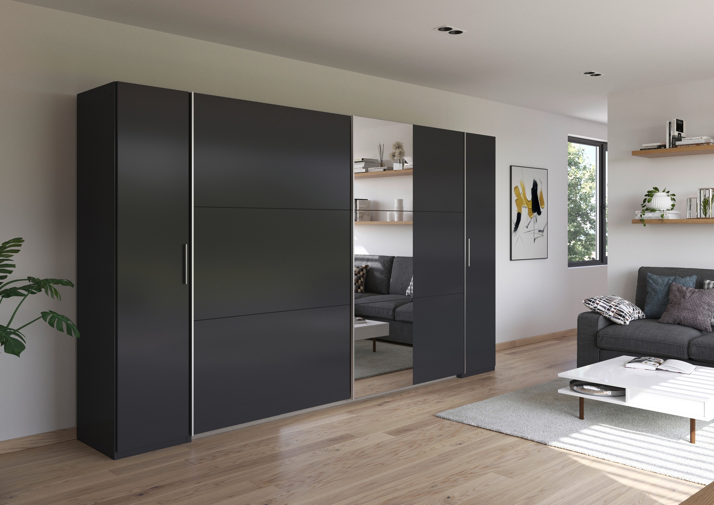 rauch Schwebetürenschrank "Kleiderschrank Drehtürenschrank Schrank Garderob günstig online kaufen