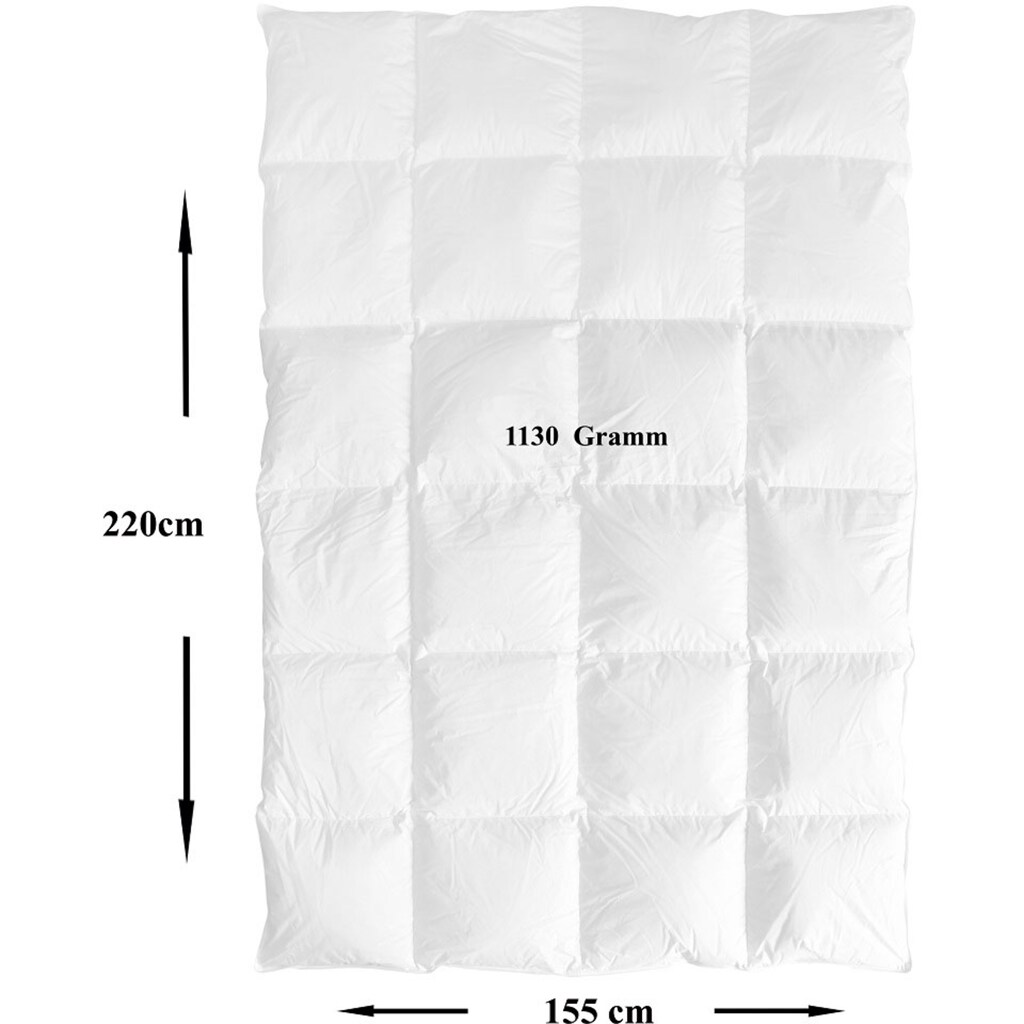 Schiesser Daunenbettdecke »Schiesser Daunen-Ganzjahresdecke«, warm, (1 St.)