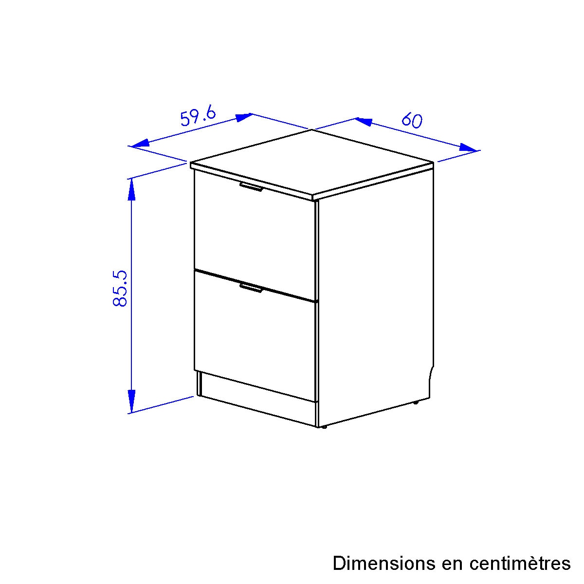 Gami Küchenzeile »240 EDEN ohne E-Geräte« mit melaminbeschichteter Oberfläche, robust und pflegeleicht
