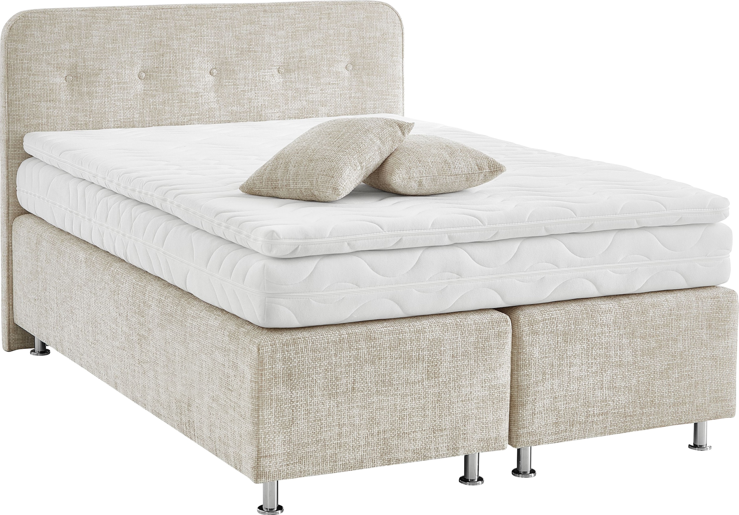 Westfalia Schlafkomfort Boxspringbett "Sapporo", Inkl. Zierkissen, wählbar günstig online kaufen