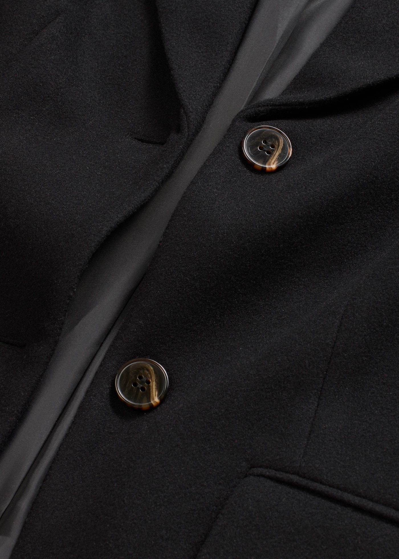 bonprix Wintermantel »Blazermantel« aus Polyester, Viskose und Elasthan, bequeme Passform