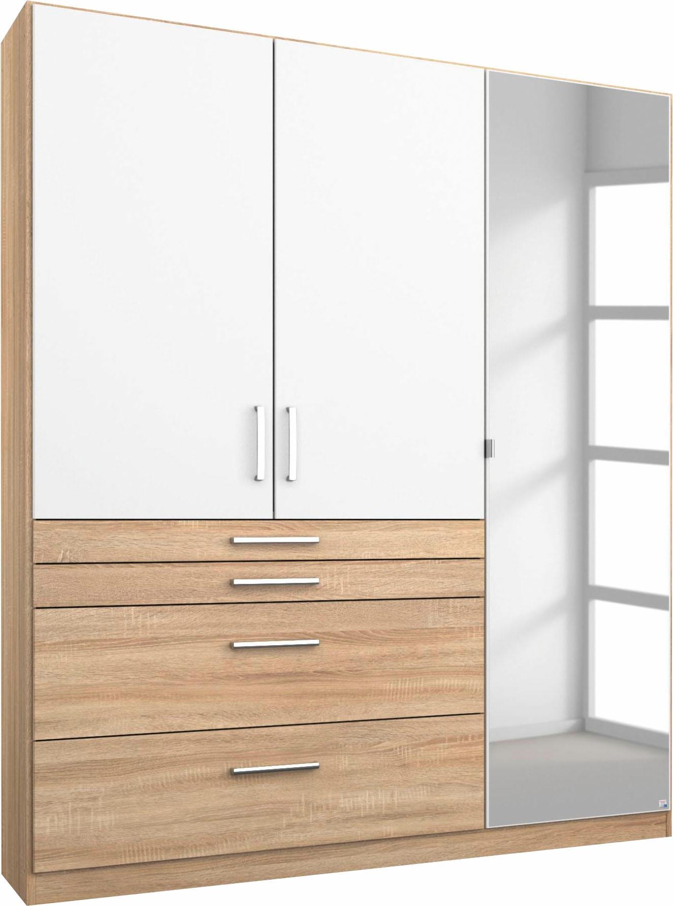 rauch Kleiderschrank "Harburg im Schlafzimmer" Schlafzimmerschrank Schrank Garderobe mit Spiegel