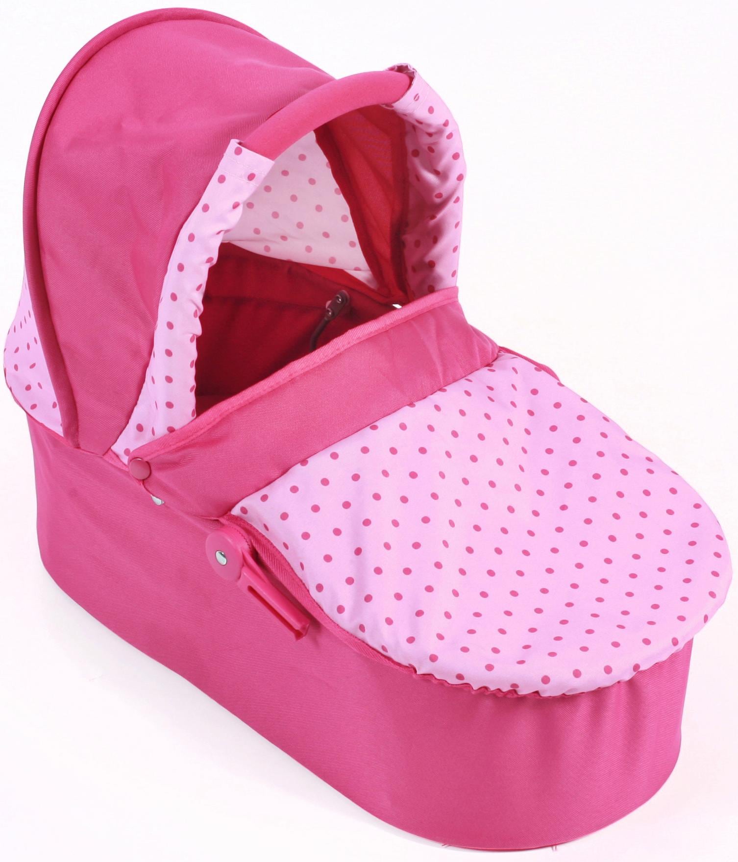 CHIC2000 Kombi-Puppenwagen »Emotion All In 3in1, Pink«, inkl. Babywanne, Babyschale und Sportwagenaufsatz