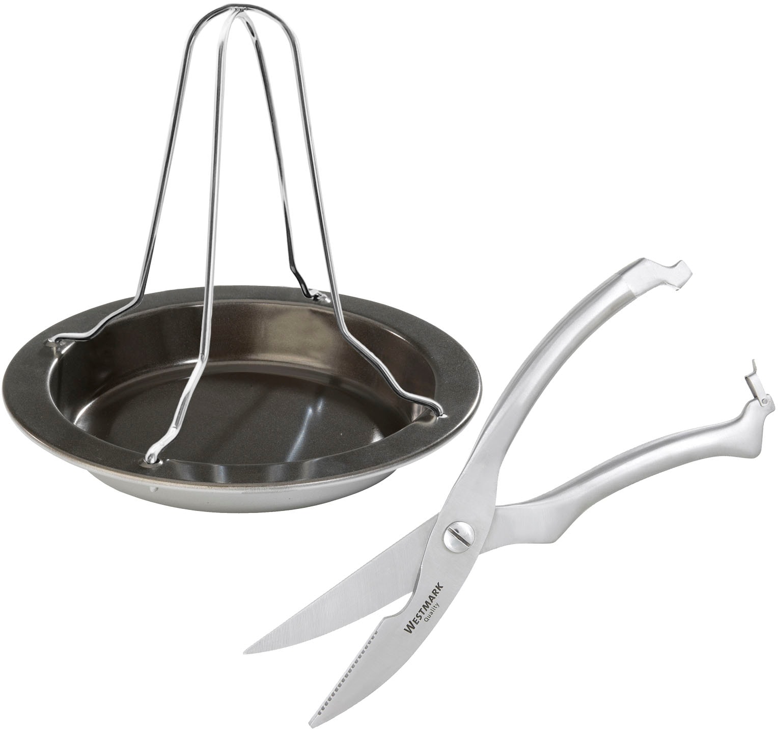 WESTMARK Hähnchenbräter "Modern" Edelstahl Set, 2 Stk. tlg. inkl. Geflügels günstig online kaufen
