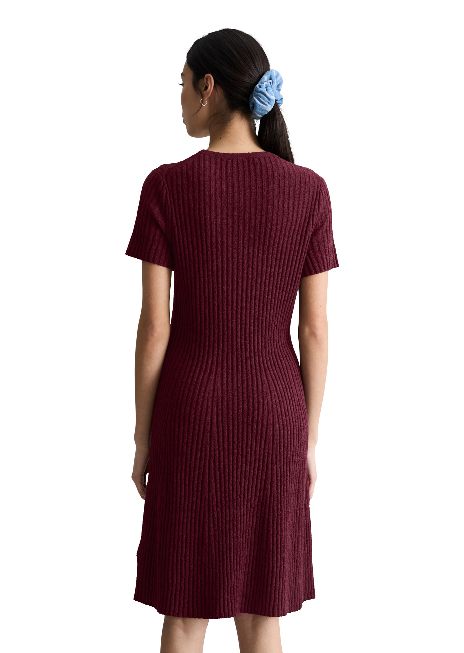 Marc O'Polo DENIM Strickkleid »aus geripptem Organic Cotton-Mix«