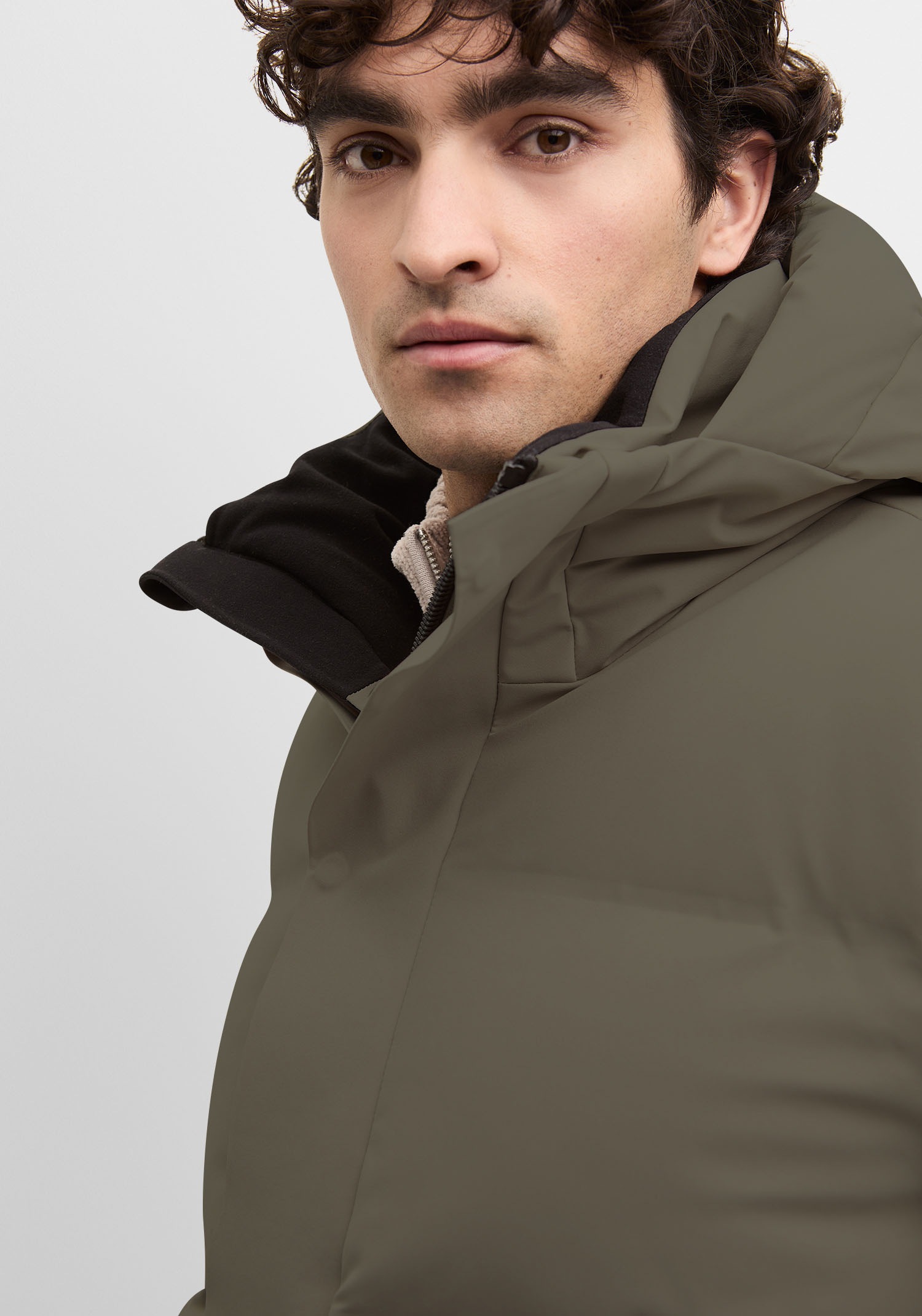 Cinque Parka "CITHERMAL" mit Kapuze mit Logopatch günstig online kaufen