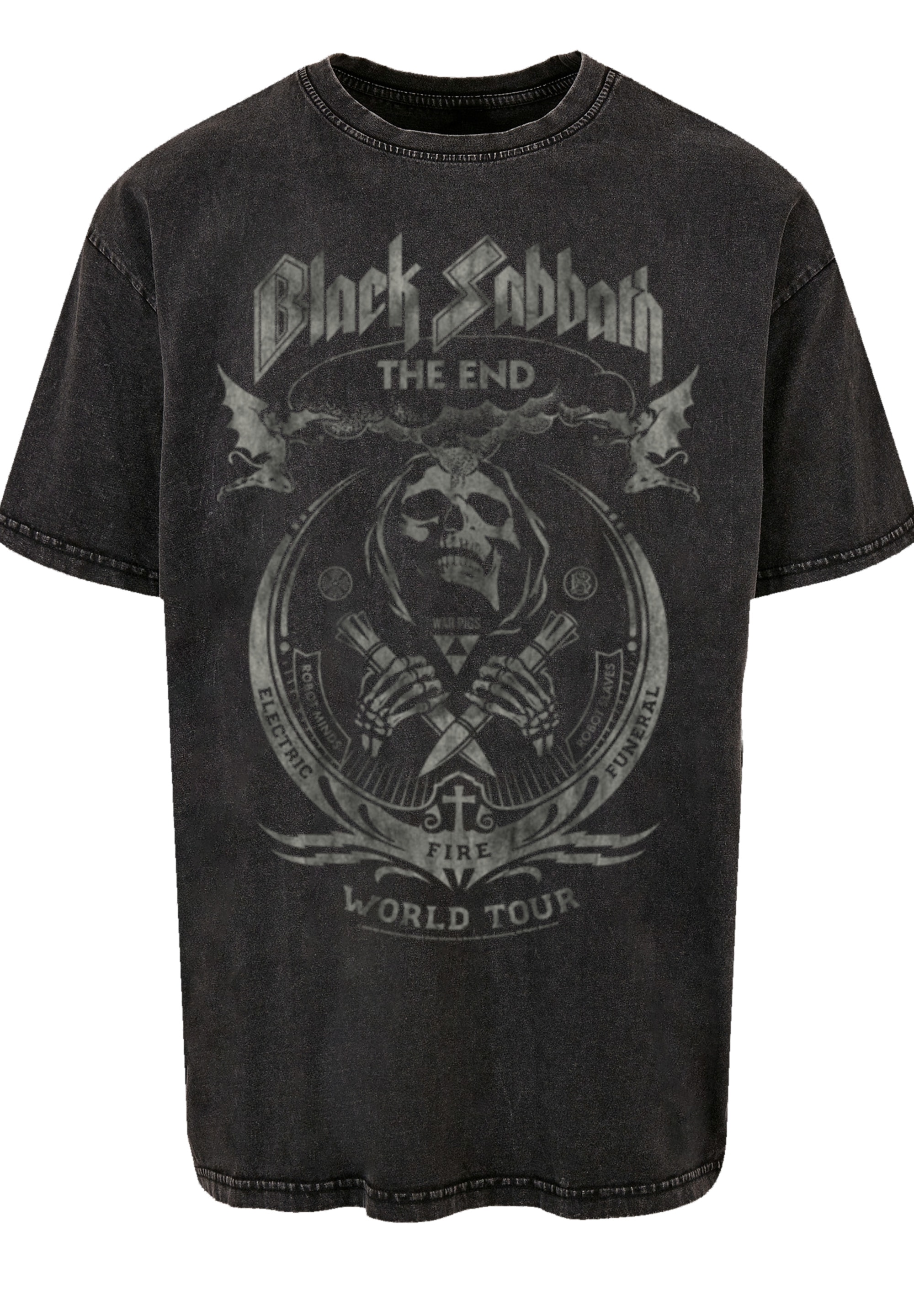 F4NT4STIC T-Shirt »Black Sabbath The End World Tour«, Premium Qualität
