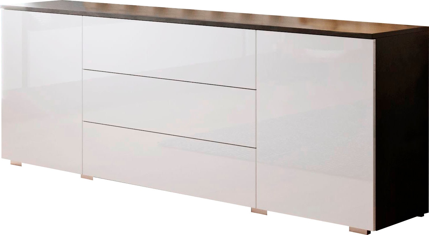 INOSIGN Sideboard "PARIS", (1 St.), Moderne 150cm breite grifflose Kommode, vielseitig einsetzbar