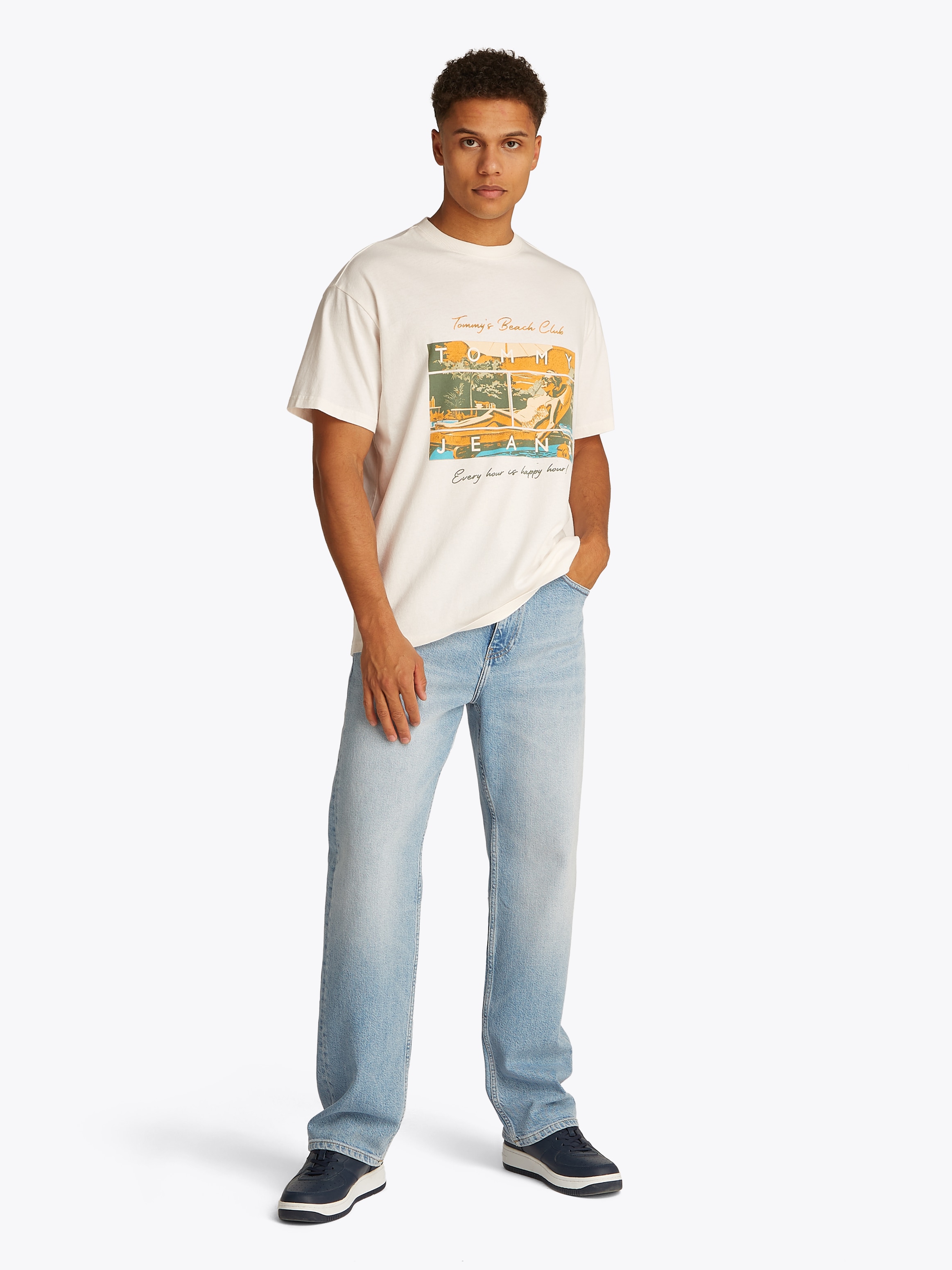 Tommy Jeans T-Shirt »TJM RLX BEACH CLUB GRAPHIC TEE«