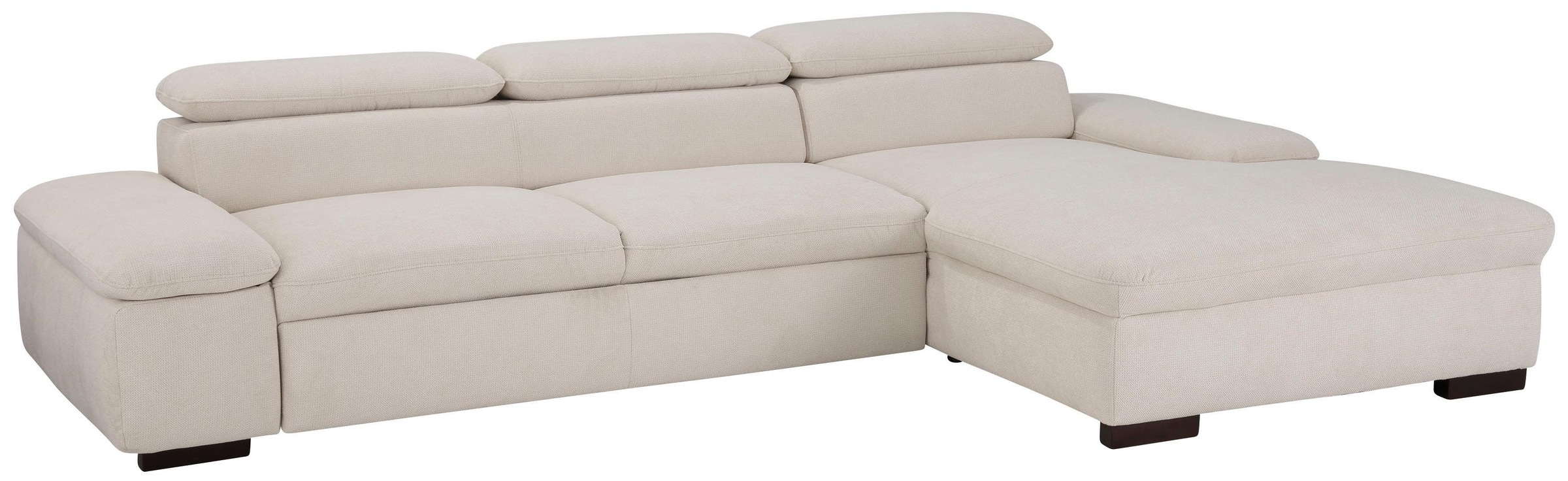 Home affaire Ecksofa »Alberto L-Form«, mit Kopfteilverstellung, wahlweise mit Bettfunktion