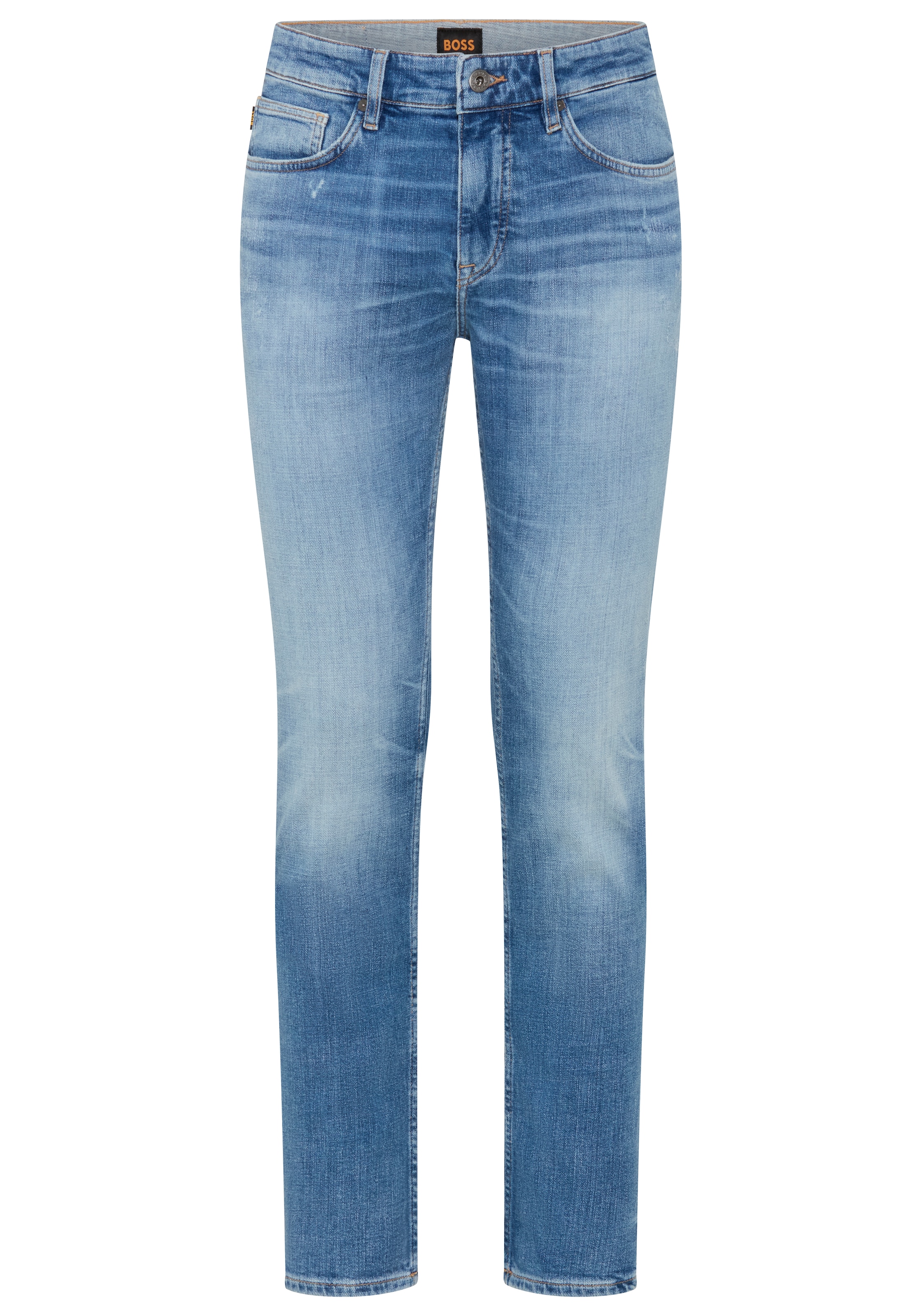 BOSS ORANGE "Delaware Soft-Motion-Denim" Schmale Passform Mittlere Leibhöhe