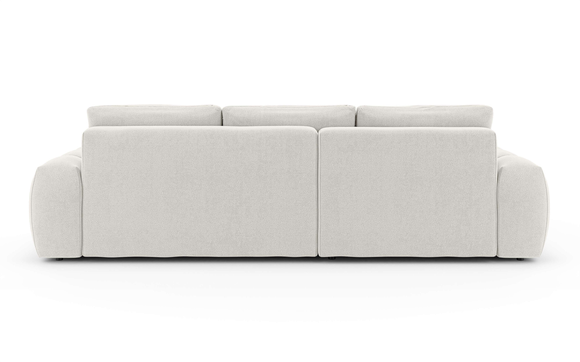 INOSIGN Ecksofa »AZITA klein optionale Schlafsofa mit Bettkasten, B/T/H: 270/166,5/84cm«, L-Form mit Wellenunterfederung, Bubble-Optik