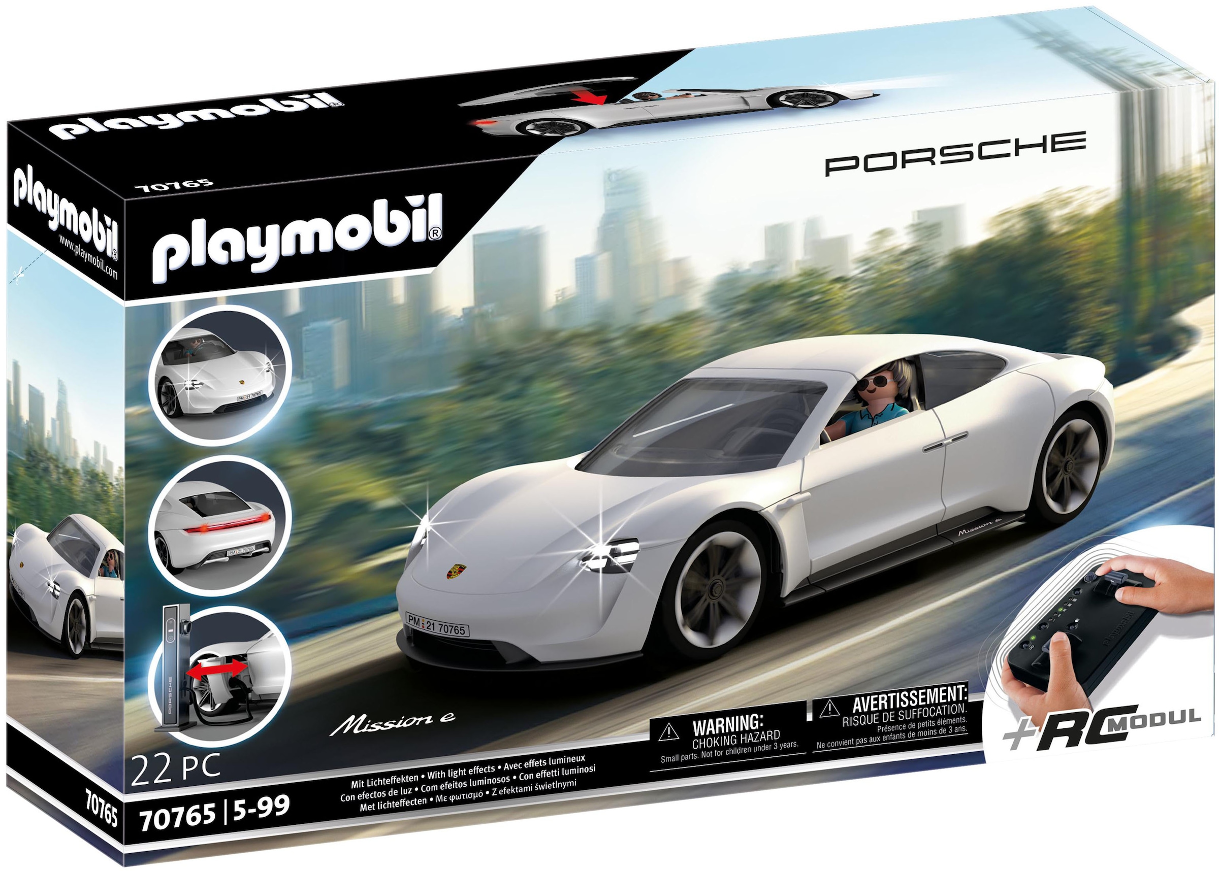 Playmobil® Konstruktions-Spielset »Porsche Mission E (70765), Porsche«, (22 St.), Made in Germany