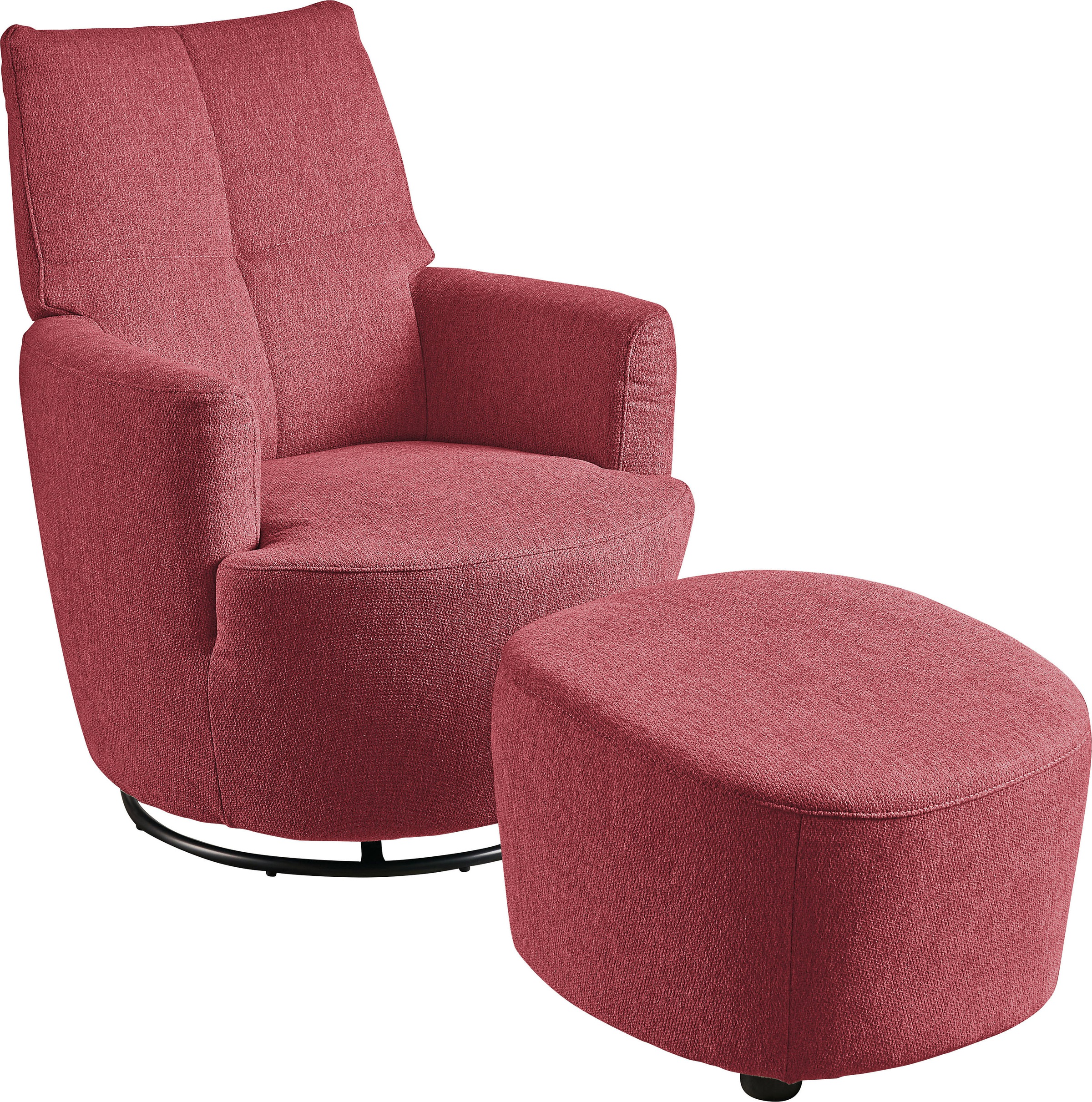 set one by Musterring "SO 1450" Set, mit Dreh- und Wippfunktion, inklusive Hocker