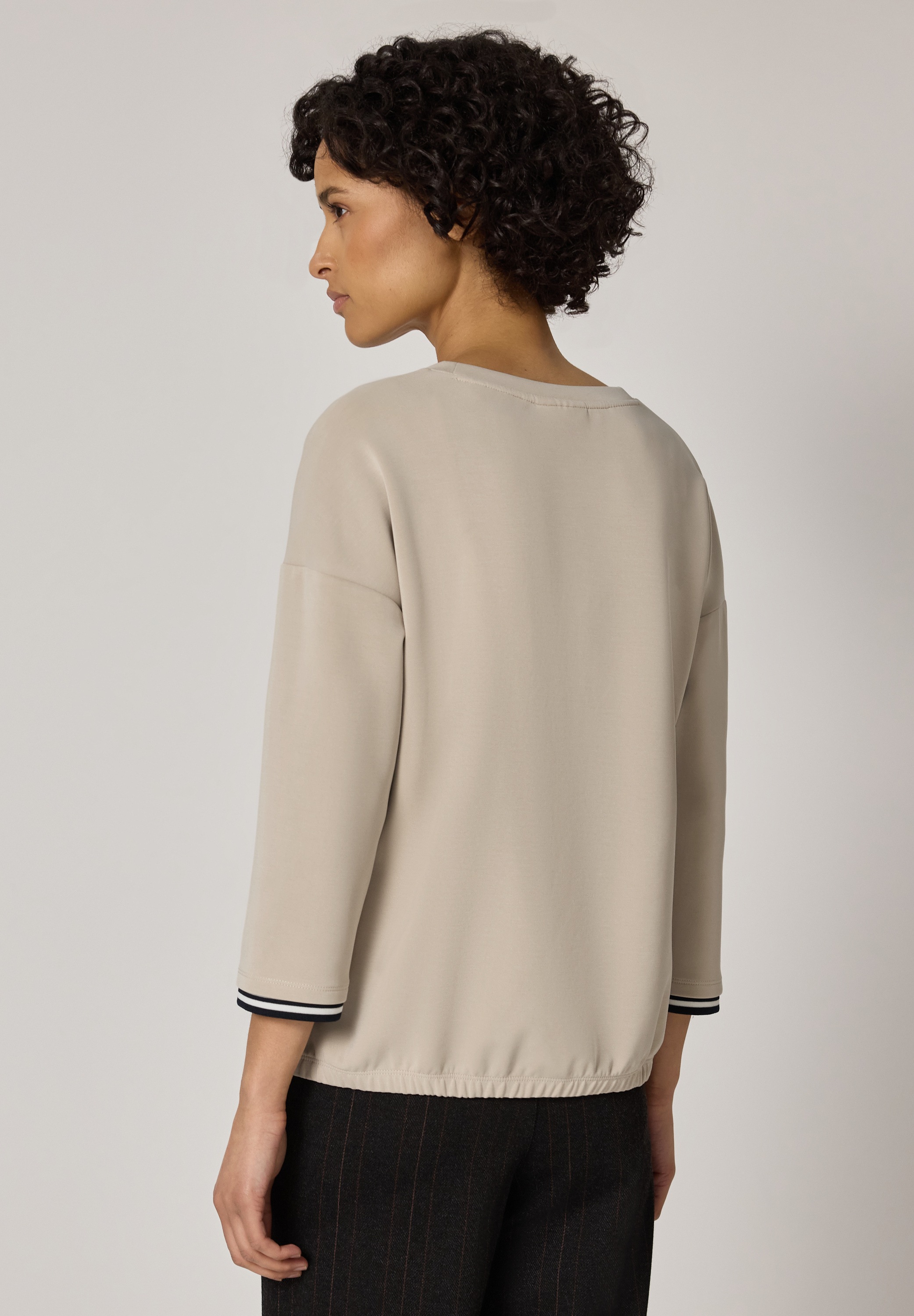 STREET ONE Rundhalsshirt Rundhalsausschnitt günstig online kaufen