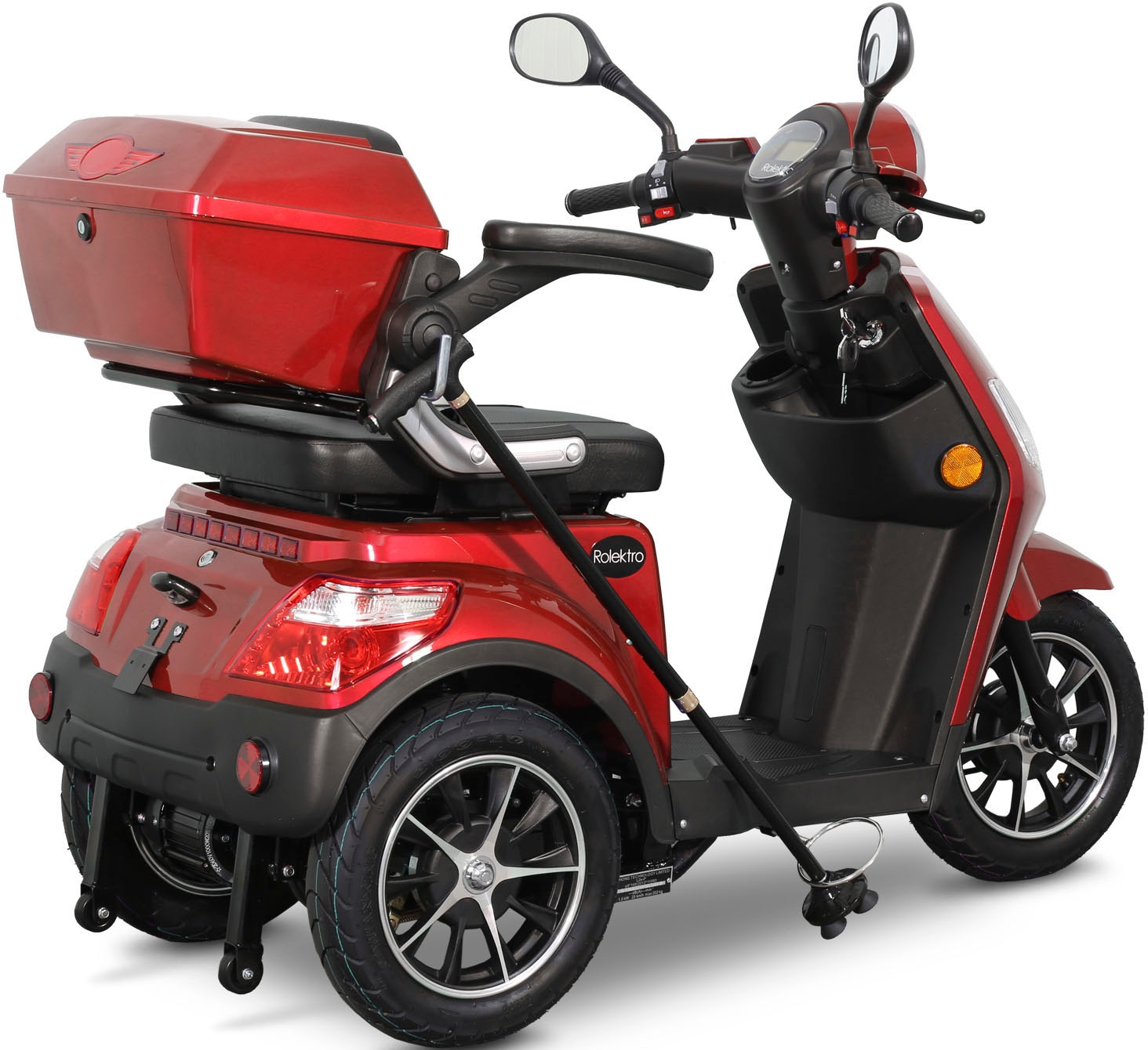 25 V.2, | BAUR Topcase) per 1000 km/h, W, Raten »E-Trike Rolektro Blei-Gel-Akku«, (mit Elektromobil 25