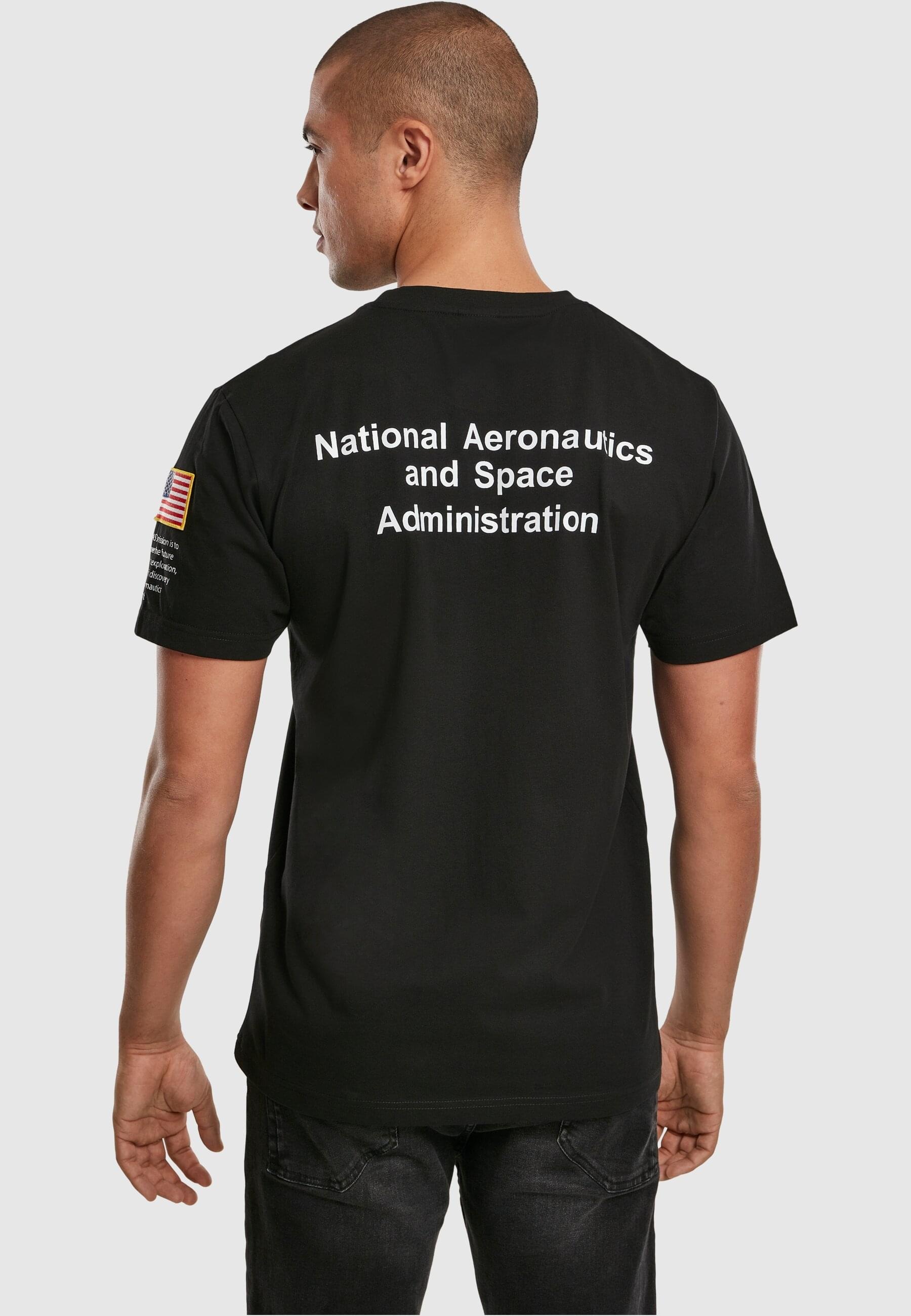 MisterTee T-Shirt »MisterTee Herren NASA Insignia Logo Flag Tee«, (1 tlg.)