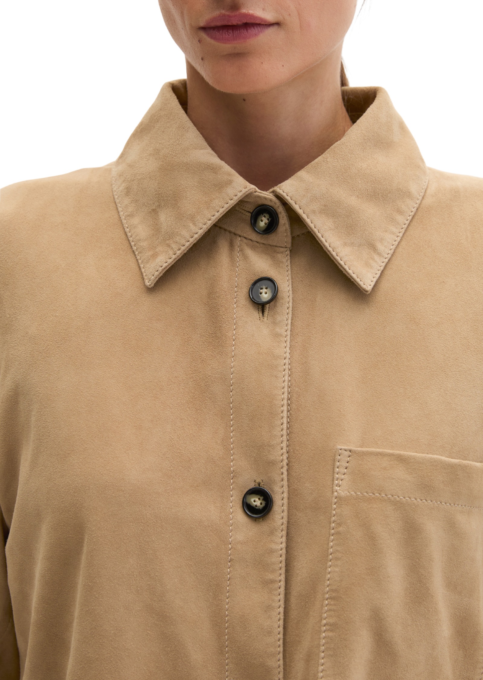 Marc O'Polo Long Sleeve Blouse Sandpaper 38 3