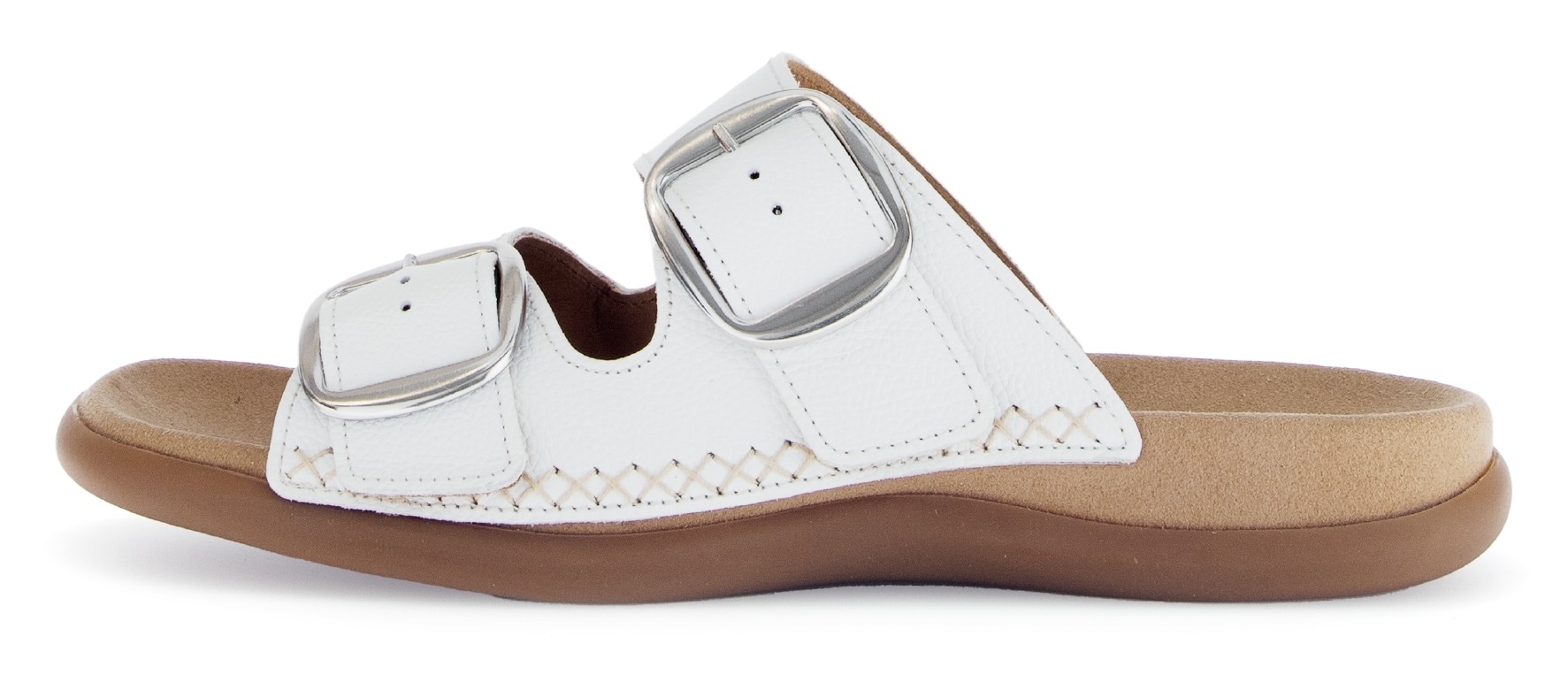 Gabor Pantolette, Keilabsatz, Sommerschuh, Bequemschuh, praktische Klettverschlüsse