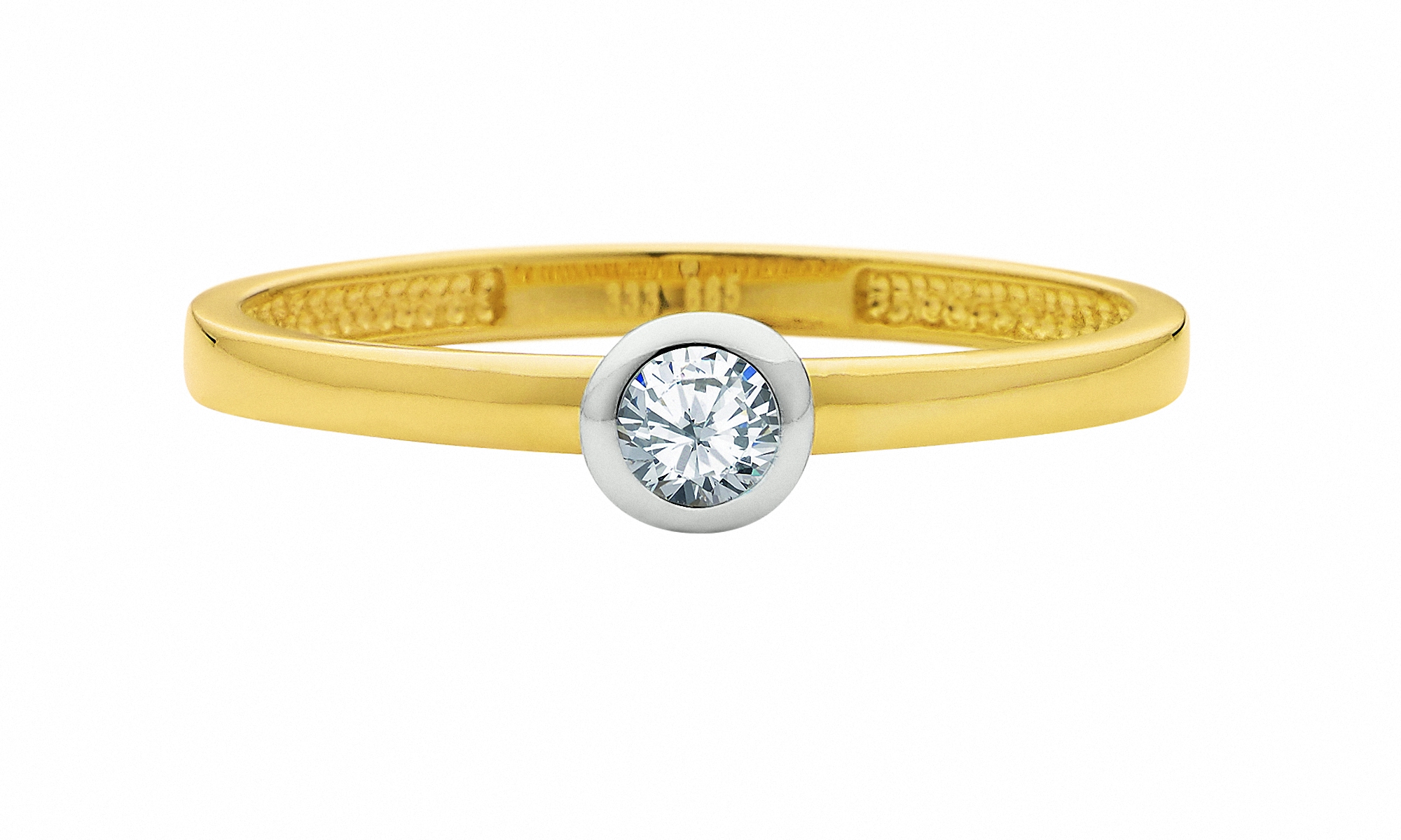 Adelia´s Goldring »333 Gold Ring mit Zirkonia«, mit Zirkonia Goldschmuck für Damen