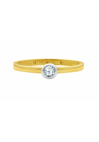 Goldring »333 Gold Ring mit Zirkonia«