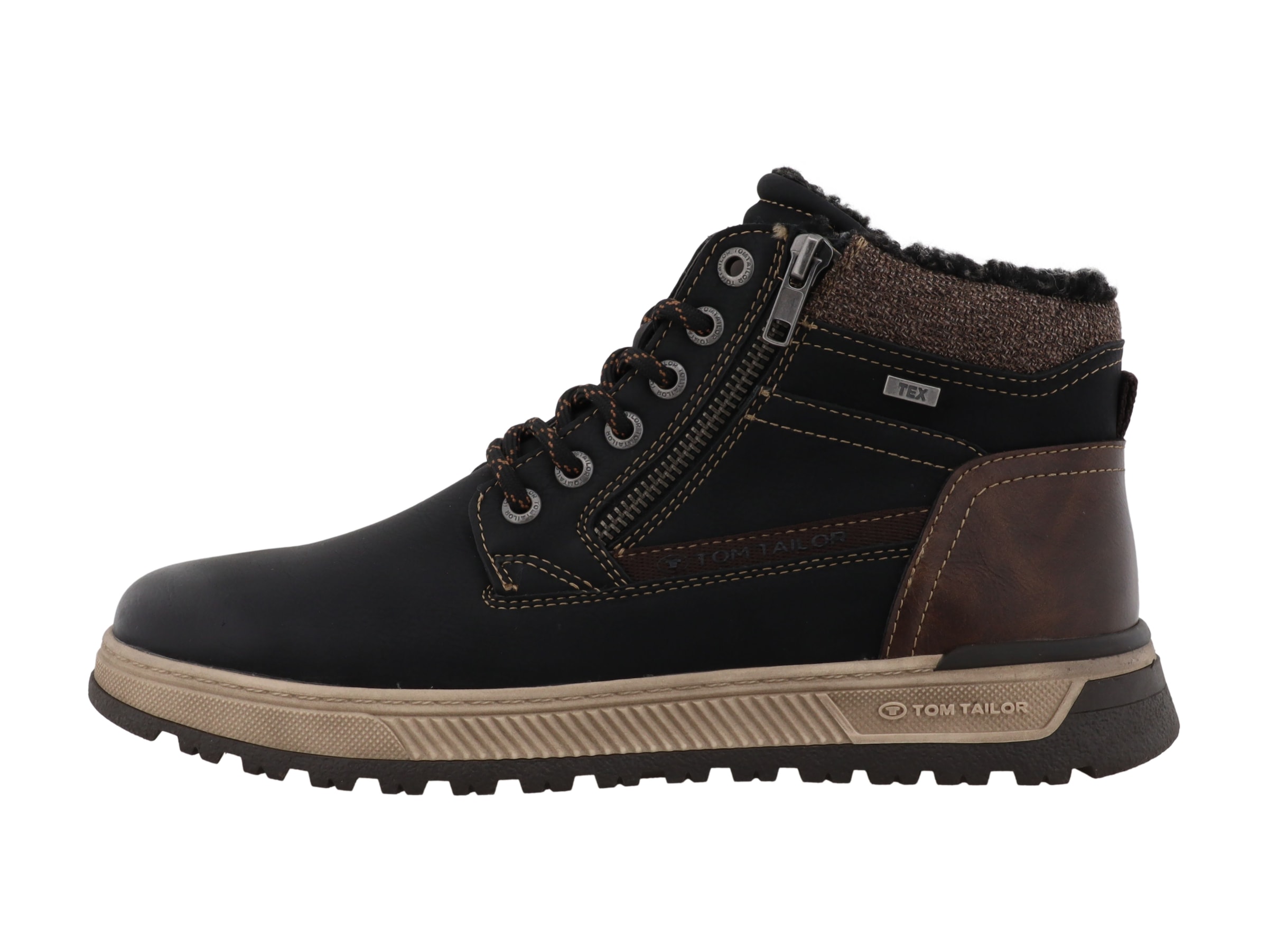 TOM TAILOR Winterboots  Schnürboots, Winterboots mit Reißverschluss