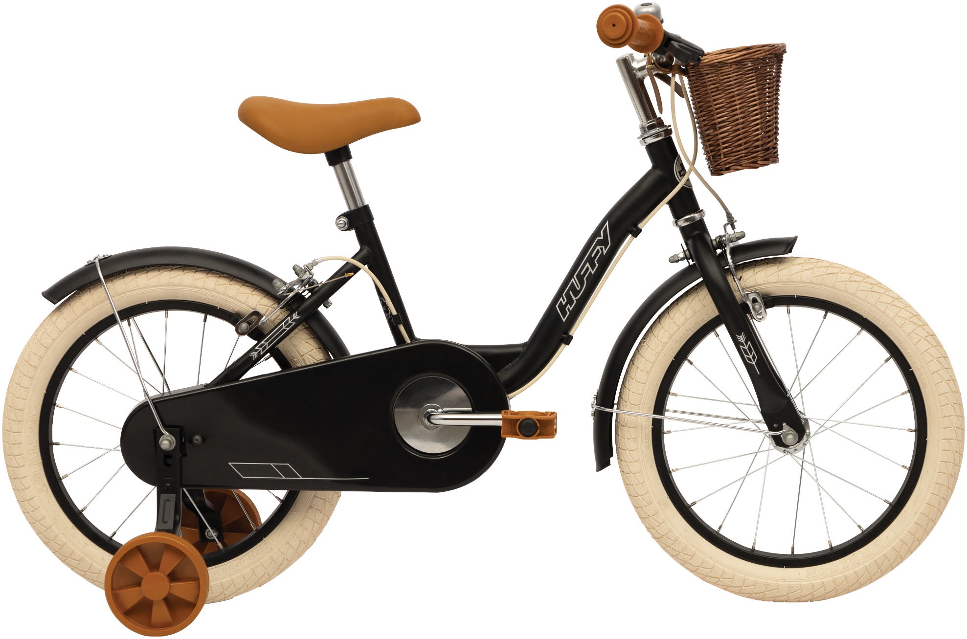 HUFFY Kinderfahrrad "Vintage 16-Zoll Ein-Gang-Mädchenfahrrad", 25cm, 16 Zoll (40,64cm) hinten: 16 Zoll (40,64cm)schwarz, Fahrräder