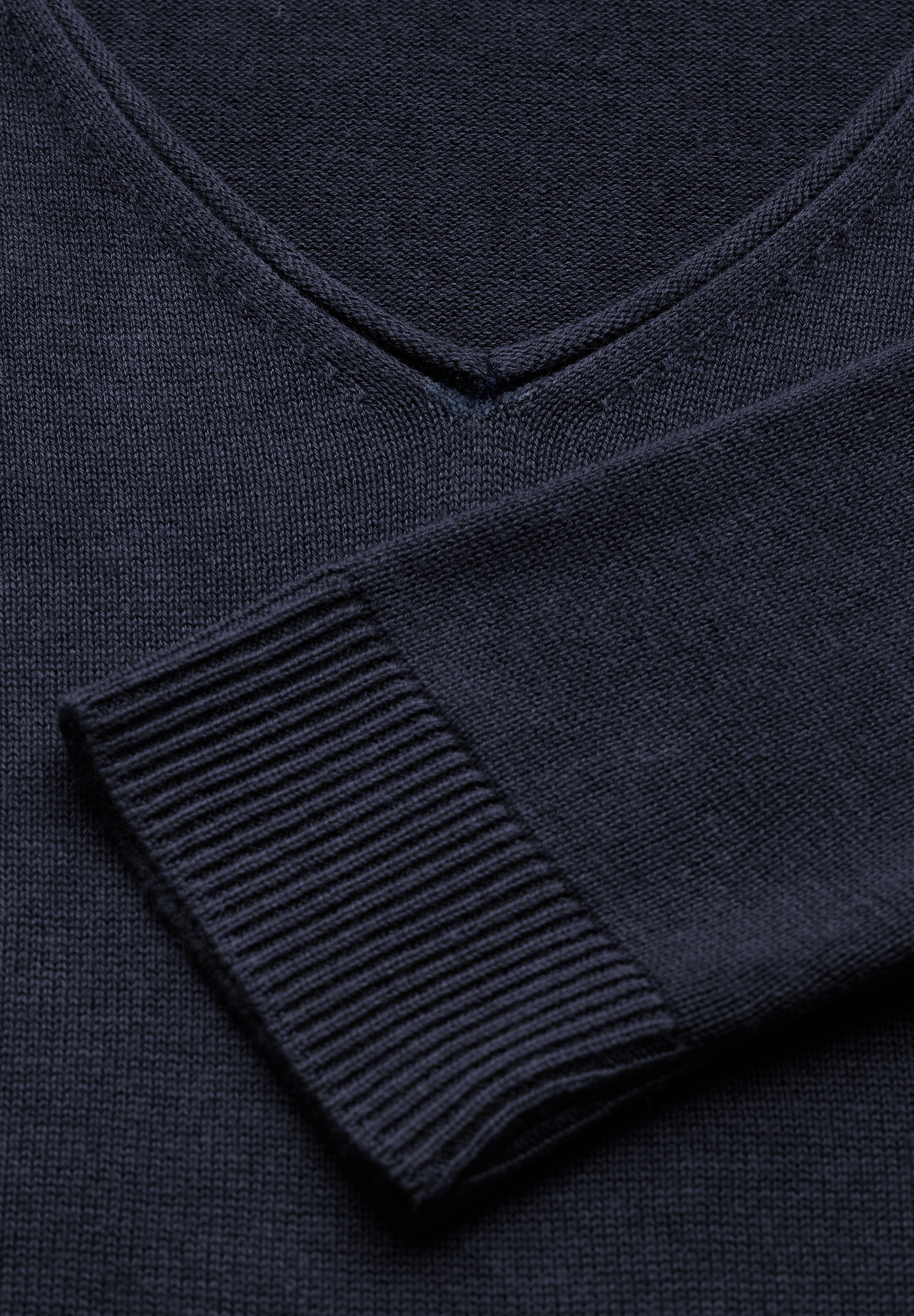 STREET ONE Strickpullover, mit V-Ausschnitt