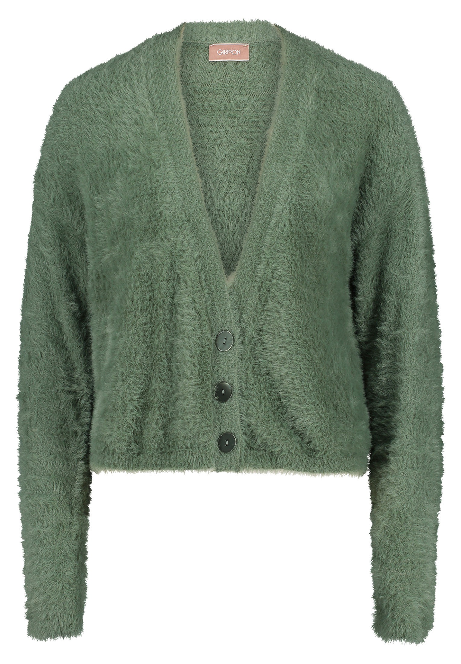 Cartoon Strickjacke »Cartoon Strick-Cardigan mit Knopfleiste«, Rippbündchen