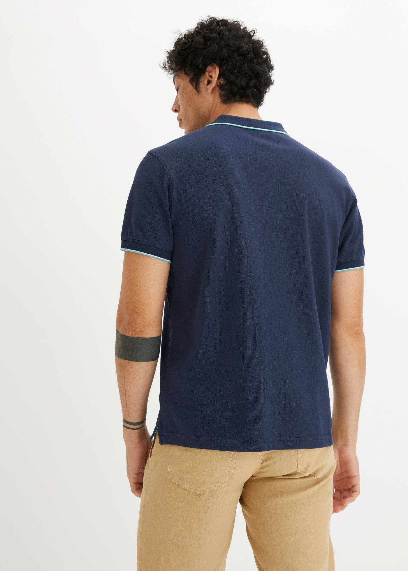 bonprix Poloshirt »Piqué-Poloshirt aus reiner Baumwolle«, Piqué-Poloshirt aus reiner Baumwolle
