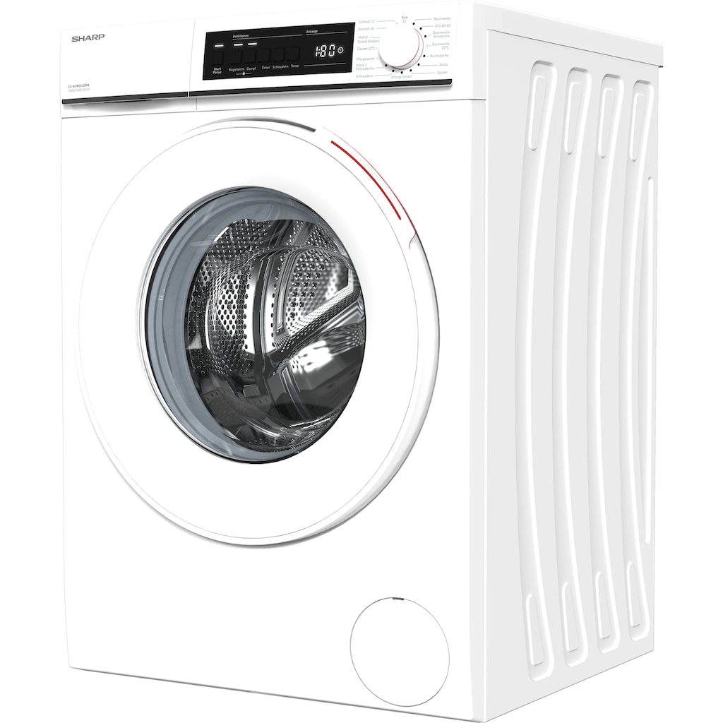 Technik & Freizeit Haushaltsgeräte Sharp Waschmaschine »ES-NFW014CWA-DE«, ES-NFW014CWA-DE, 10 kg, 1400 U/min 