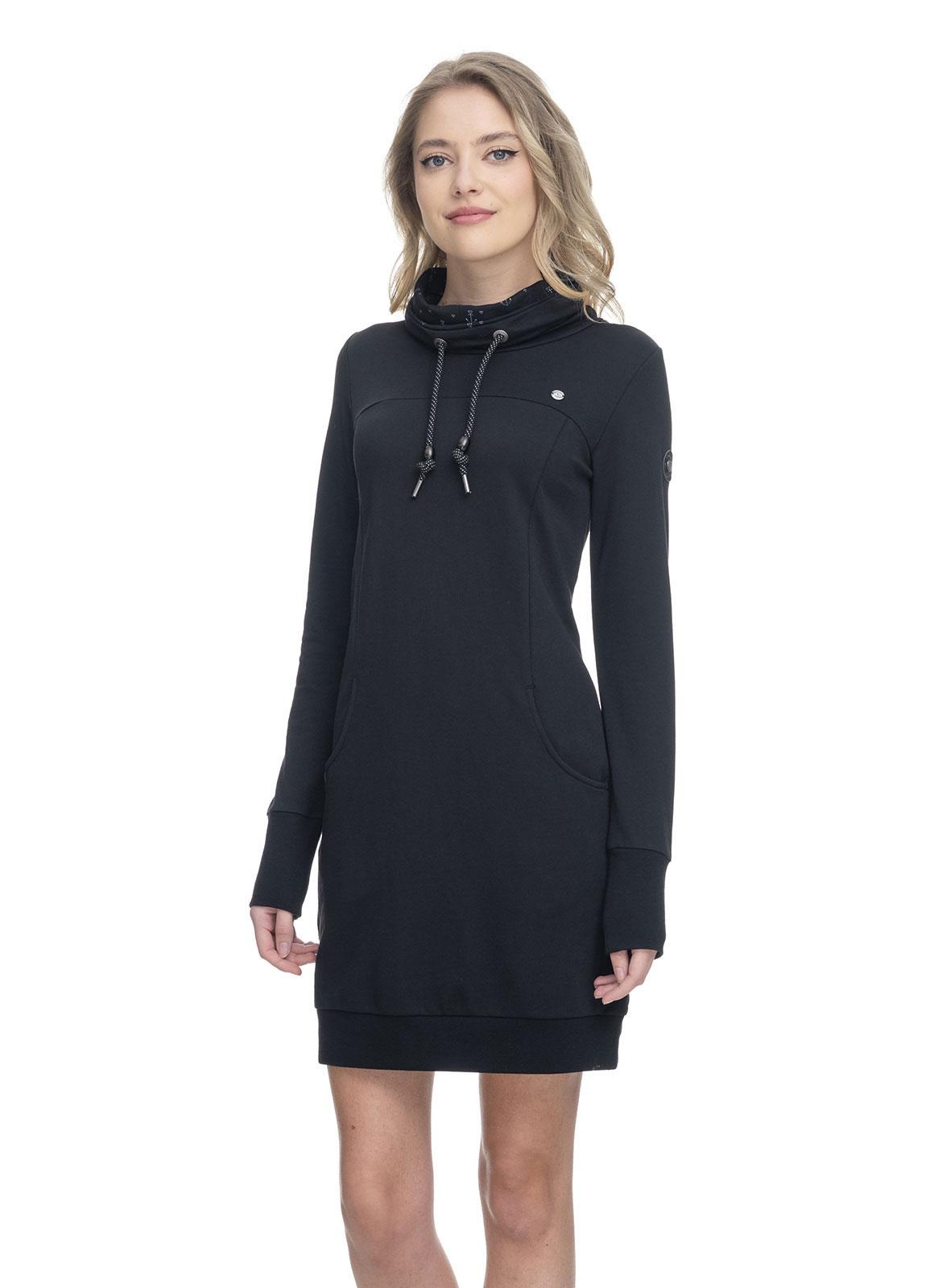 Ragwear Sweatkleid »Ditik«, stylisches Langarmkleid mit praktischen Eingrifftaschen