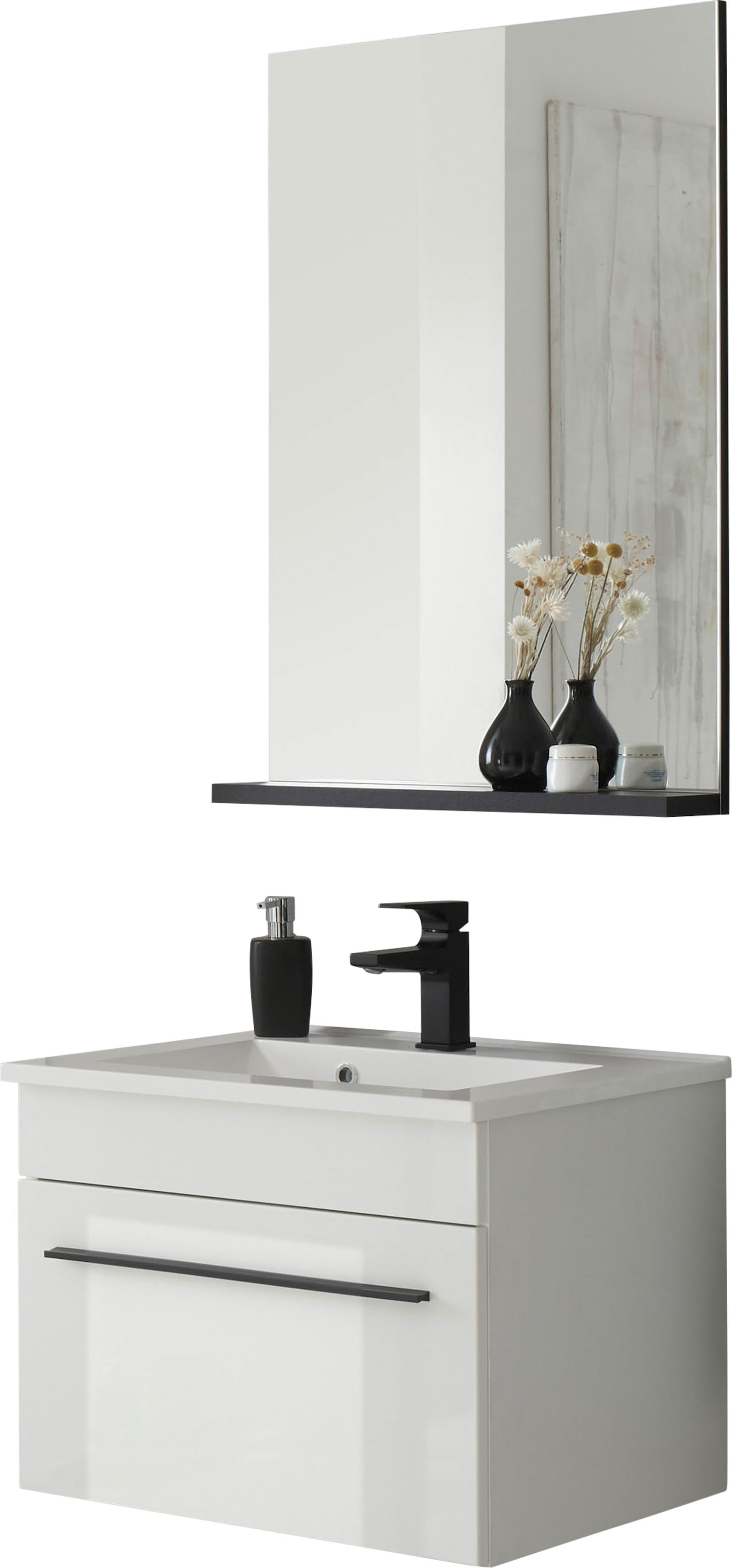 INOSIGN Badmöbel-Set "Cantara, Bad im modernen Design, 2-teiliges Badezimme günstig online kaufen