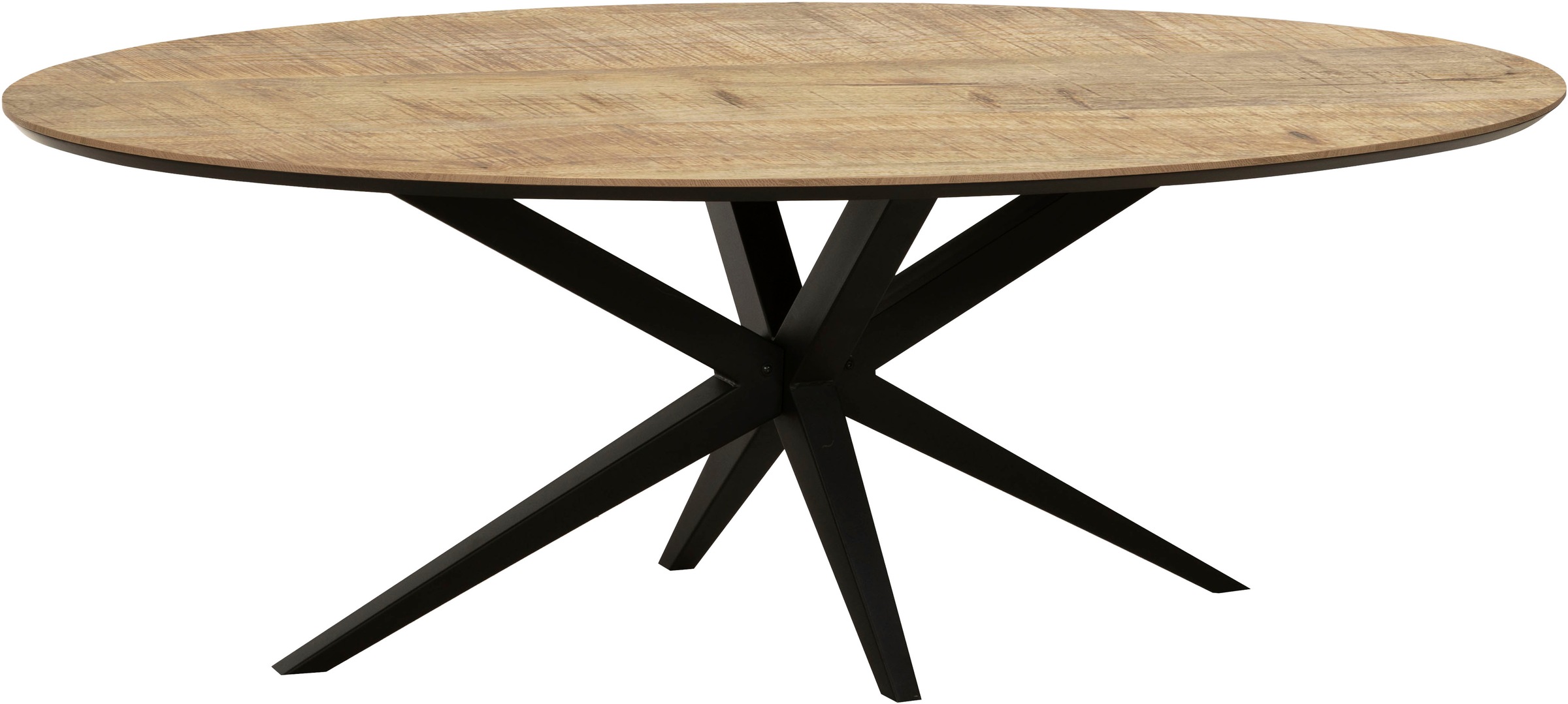 OMG Design "Wellington" 1 Stk. tlg. Hochwertige Melamin-Tischplatte mit Metallgestell