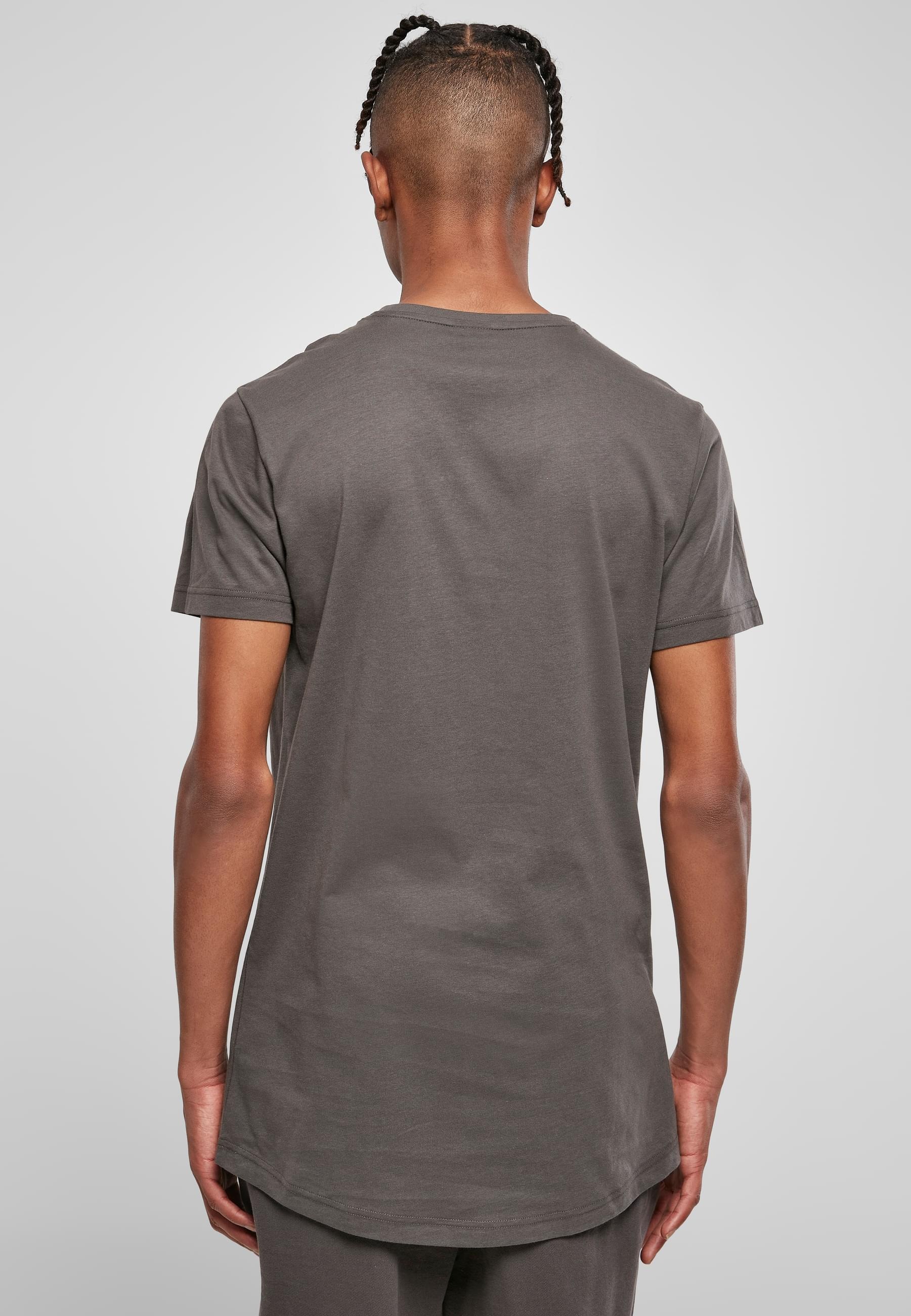 URBAN CLASSICS Kurzarmshirt »Urban Classics Herren Shaped Long Tee«, (1 tlg.)
