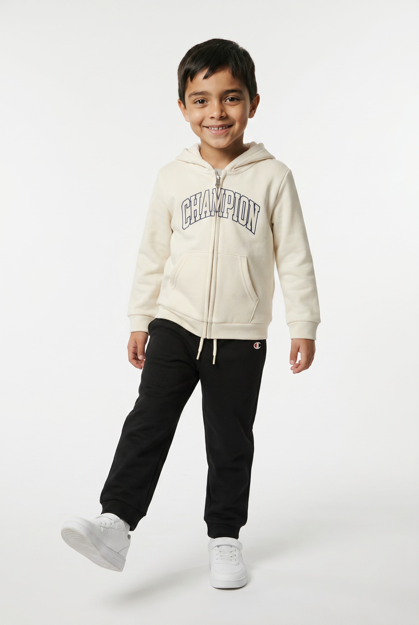 Champion Jogginganzug für Kinder, mit Kapuze, aus Baumwolle und Polyester
