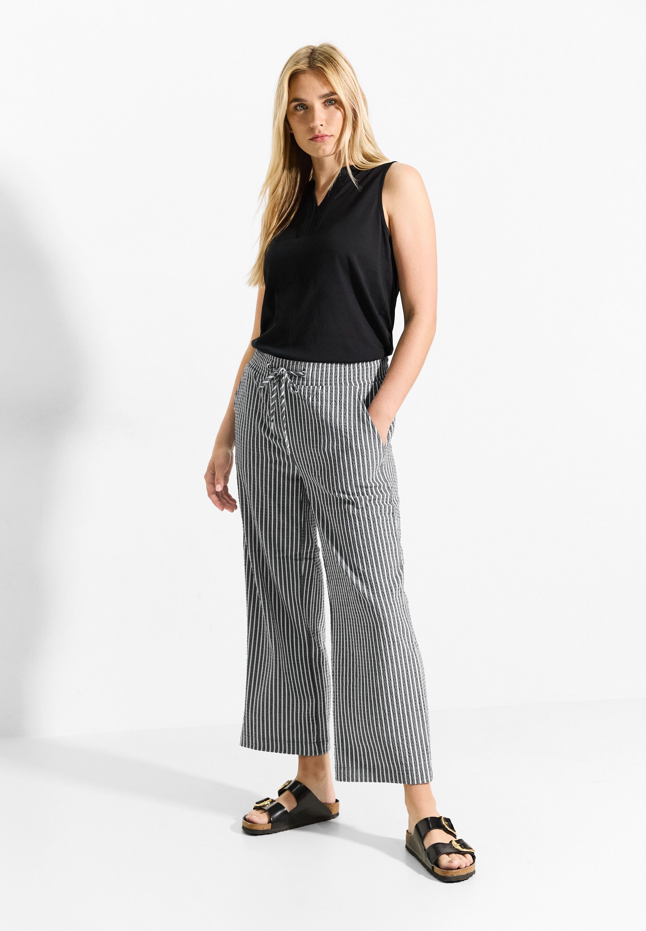 Cecil Stoffhose, High Waist