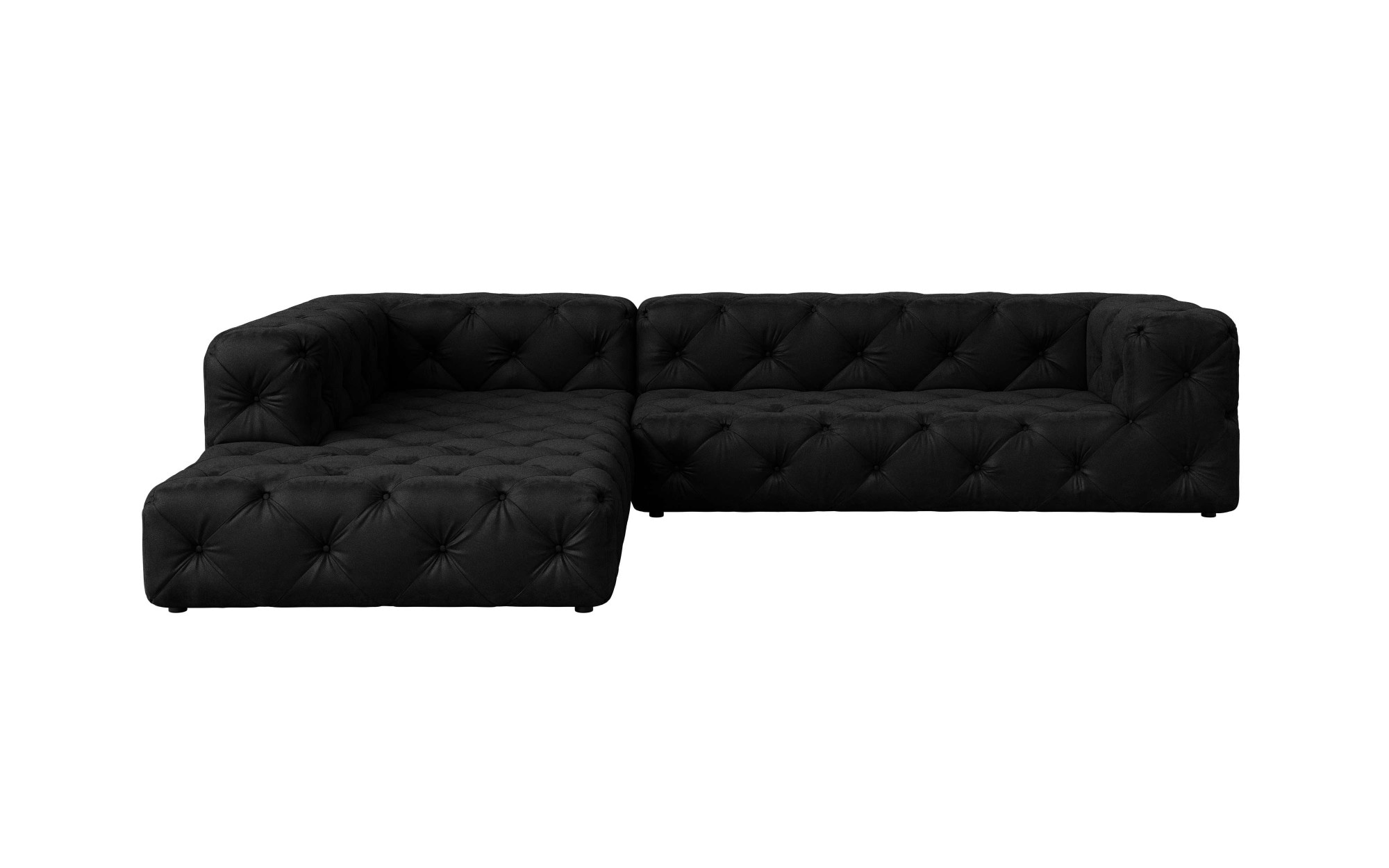 Home affaire Ecksofa "FOLLINA" L-Form, mit klassischer Chesterfield-Knopfhe günstig online kaufen