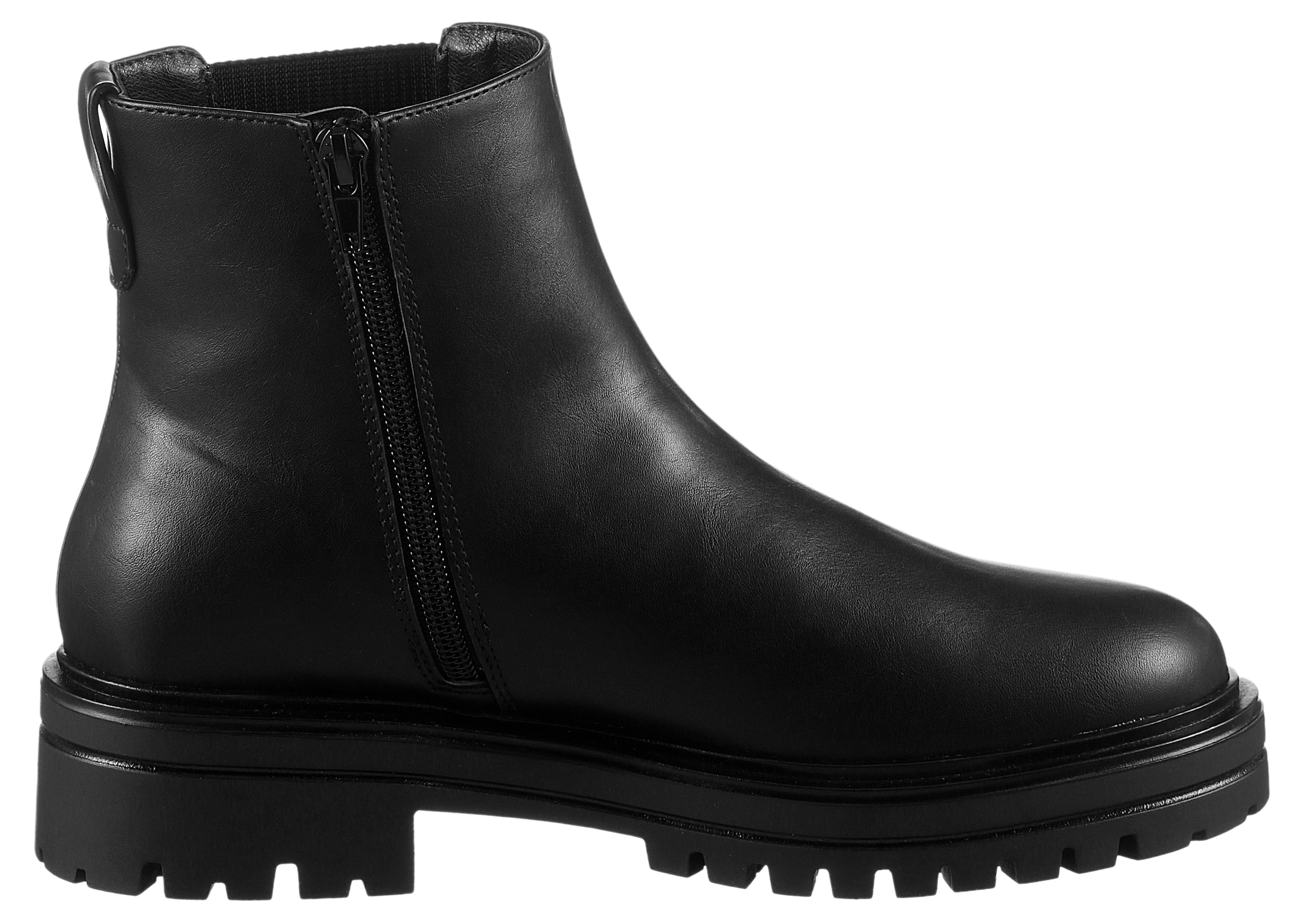 Aniston SHOES Chelseaboots, Stiefelette, Blockabsatz, mit breitem Stretch - NEUE KOLLEKTION