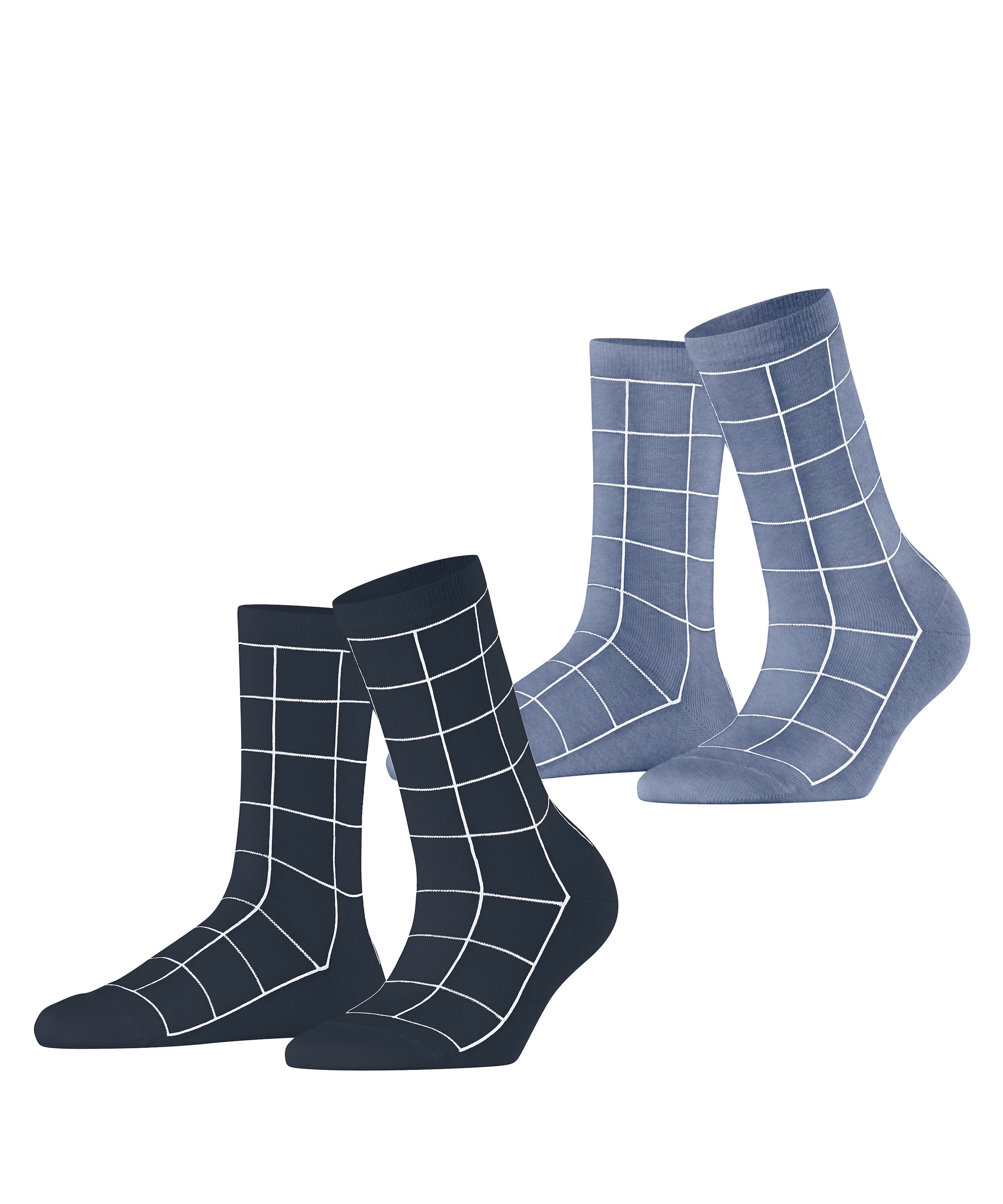 Esprit Socken »Sketched Grid 2-Pack« 2 Stk. tlg.
