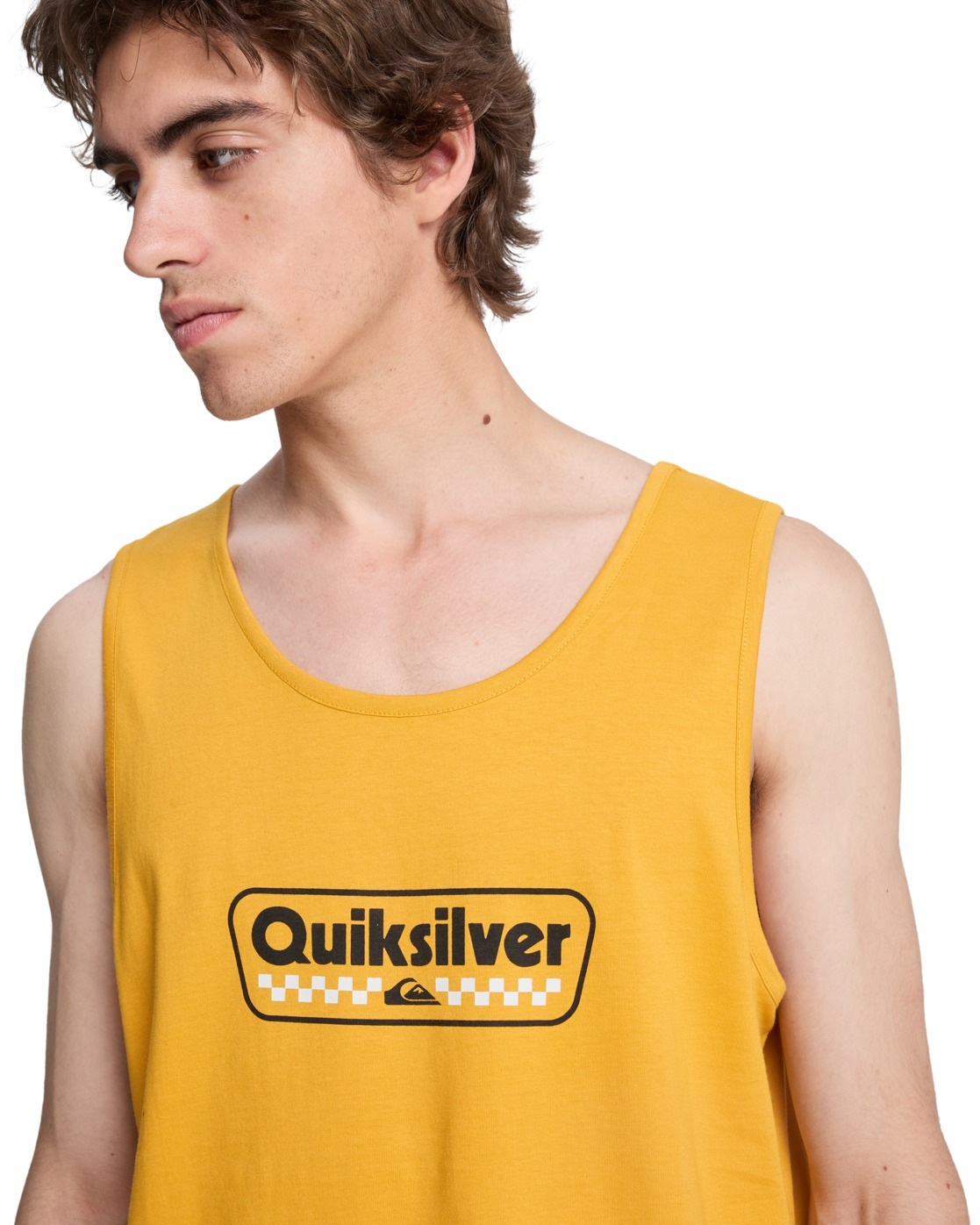 Tanktop QUIKSILVER "EV Starting Grid", Herren, Gr. S, mineral gelb, Obermaterial: 70% Walkfrottier, 30% Walkfrottier;, Tops Tanktop 2