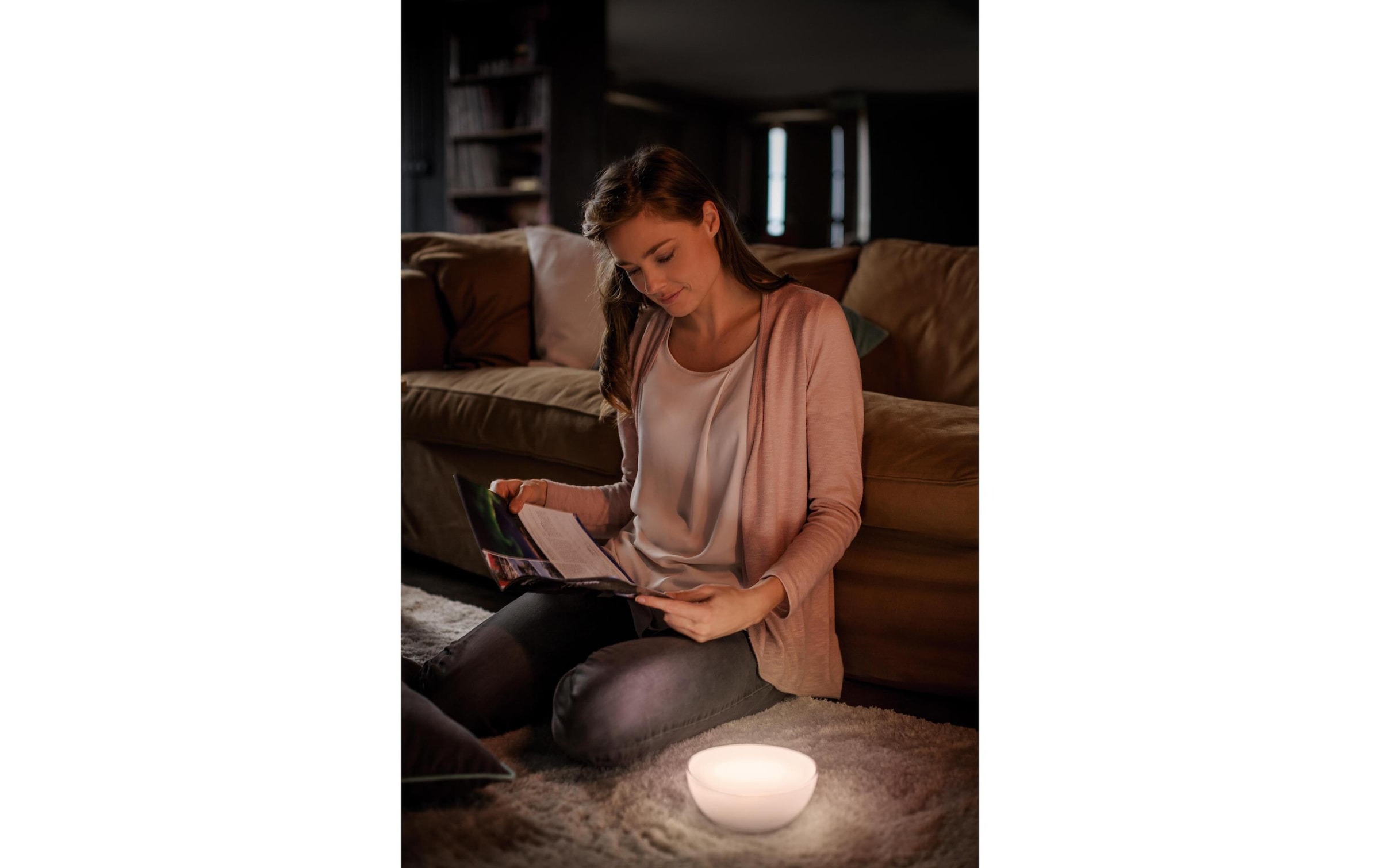 Philips Hue Pendelleuchte »Hue Tischleuchte Go« Farbwechsler | Neutralweiß | Tageslichtweiß | Warmweiß