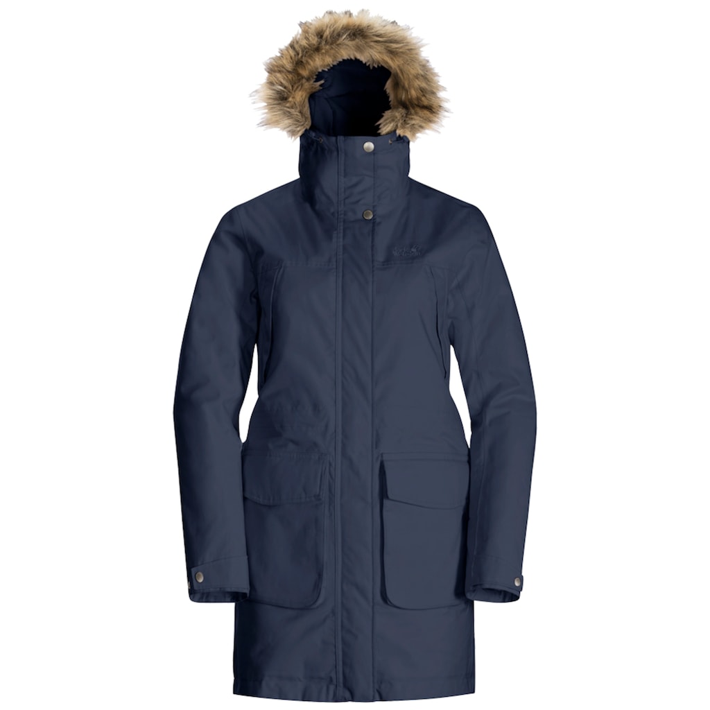 Jack Wolfskin Funktionsparka »WINTERFROST INS PARKA W«, mit Kapuze