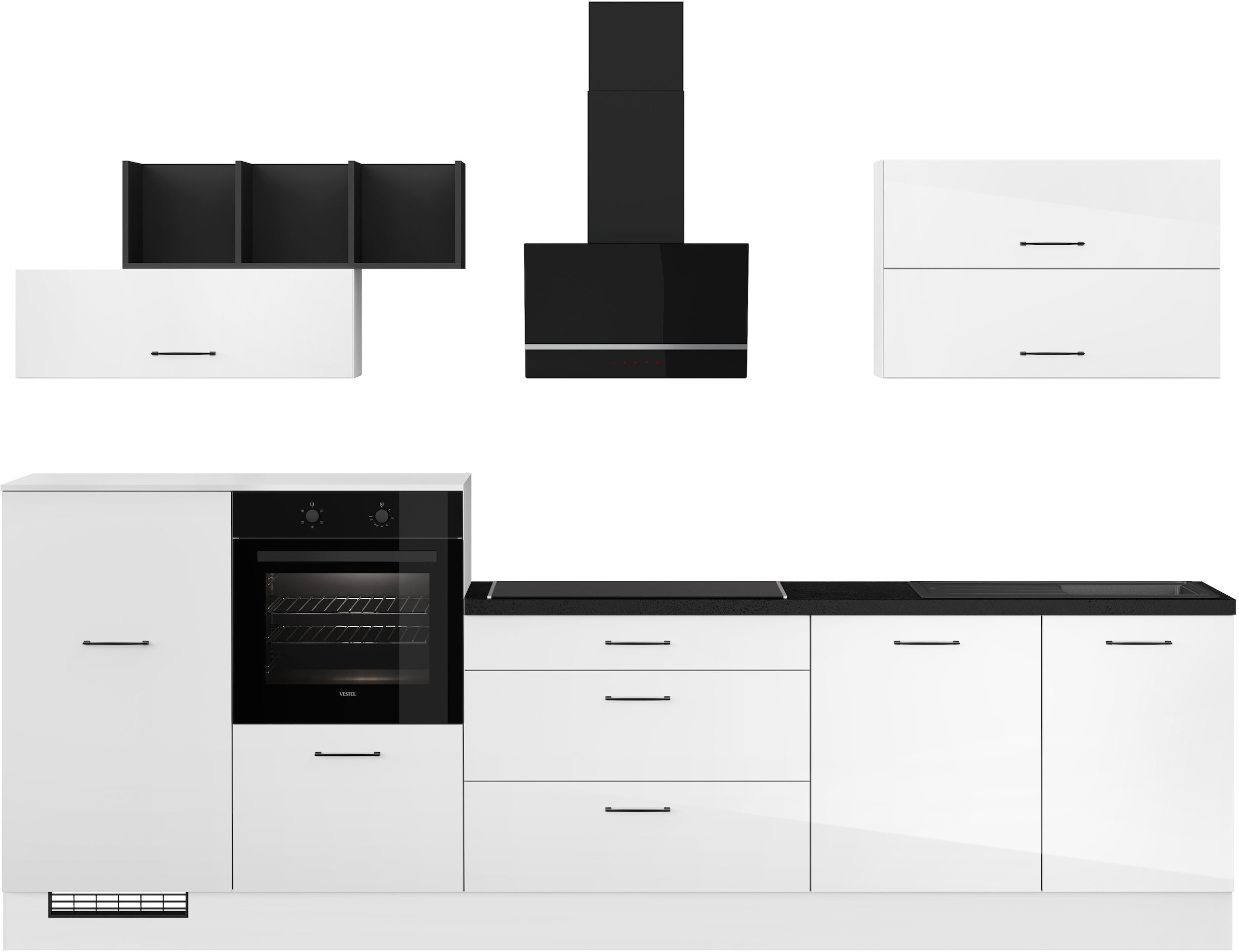 IMPULS KÜCHEN Küchenzeile ""New York", Schubkästen mit Soft-Close," wählbar günstig online kaufen