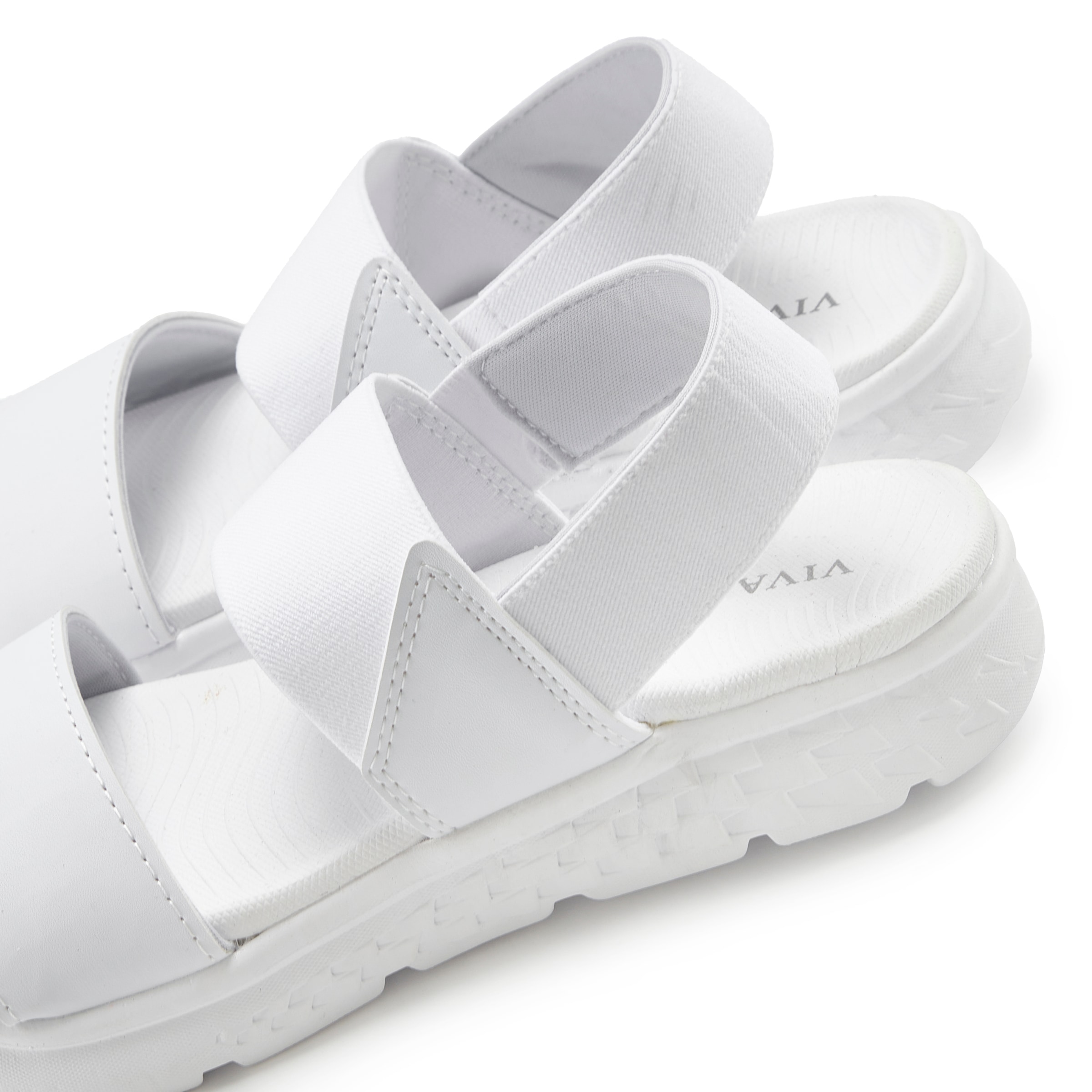 Vivance Sandale »Sommerschuh«, Sandalette, Sommerschuh mit leichter Sohle & elastischen Riemen VEGAN