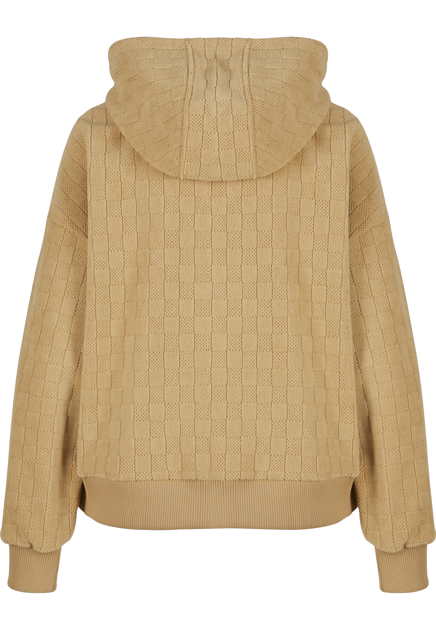 URBAN CLASSICS Kapuzensweatshirt "Urban Classics Ladies Jacquard Velvet Ove günstig online kaufen