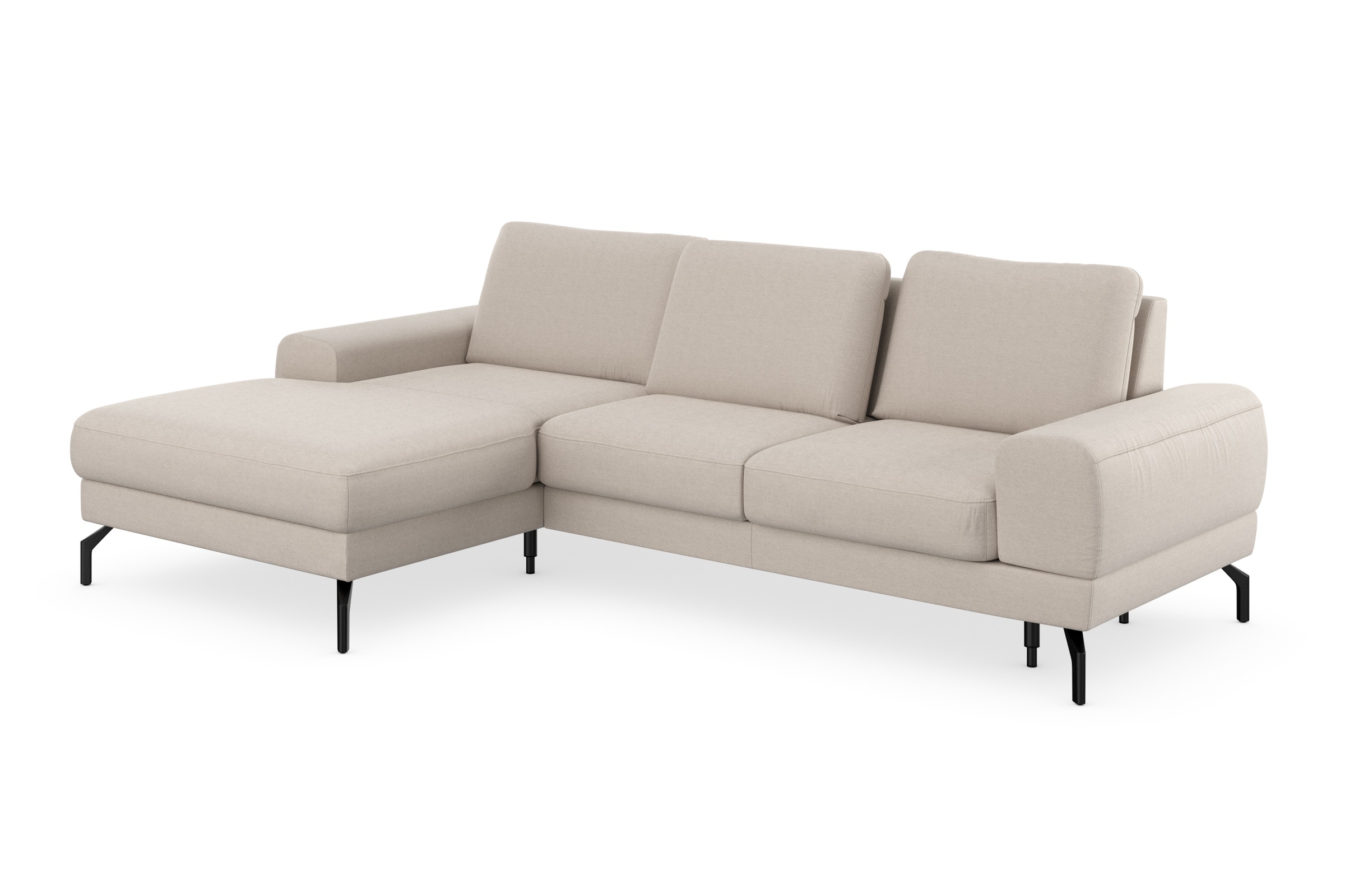 sit&more Ecksofa »Cinturo L-Form«, inklusive Sitztiefenverstellung und Federkern, Sitzhöhe 48 cm