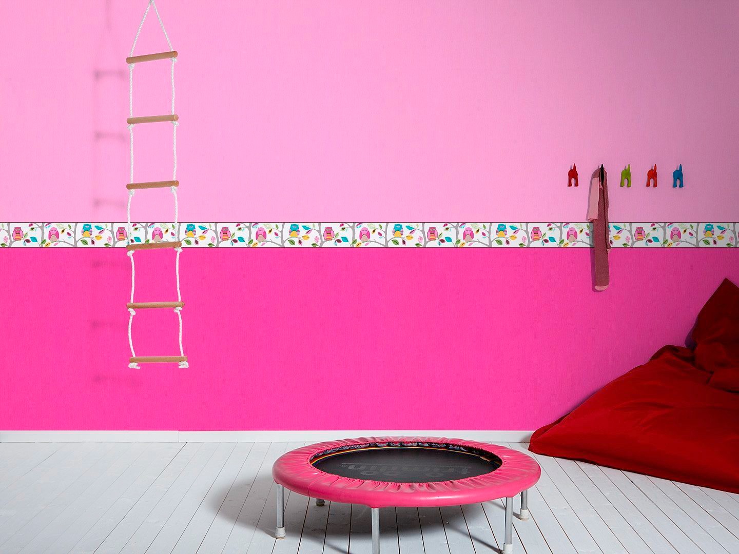 living walls Bordüre »Kids Party«, Bordüre selbstklebend Tapete Kinderzimmer Eulen