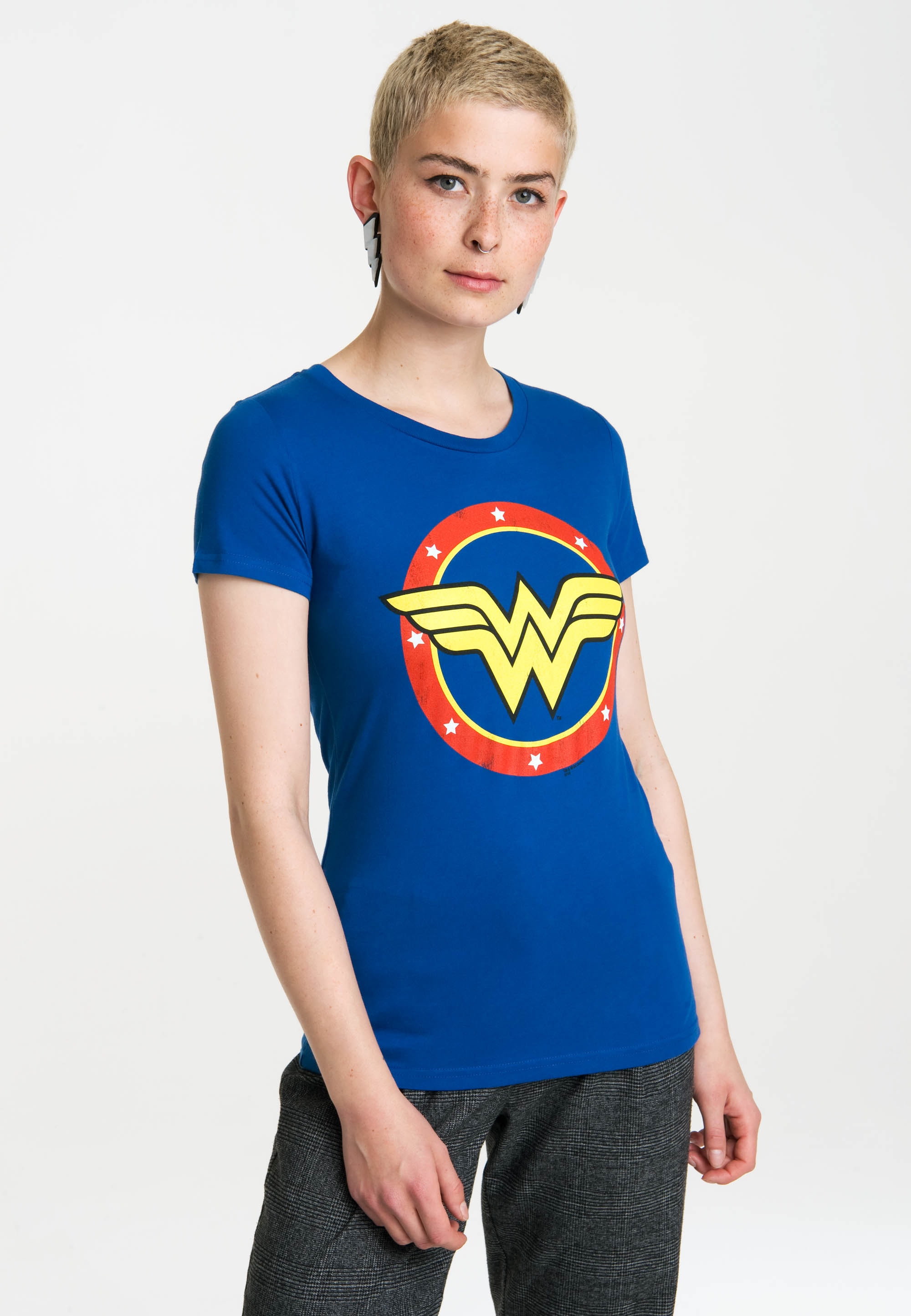 LOGOSHIRT T-Shirt "Wonder Woman Circle Logo", mit lizenziertem Print günstig online kaufen