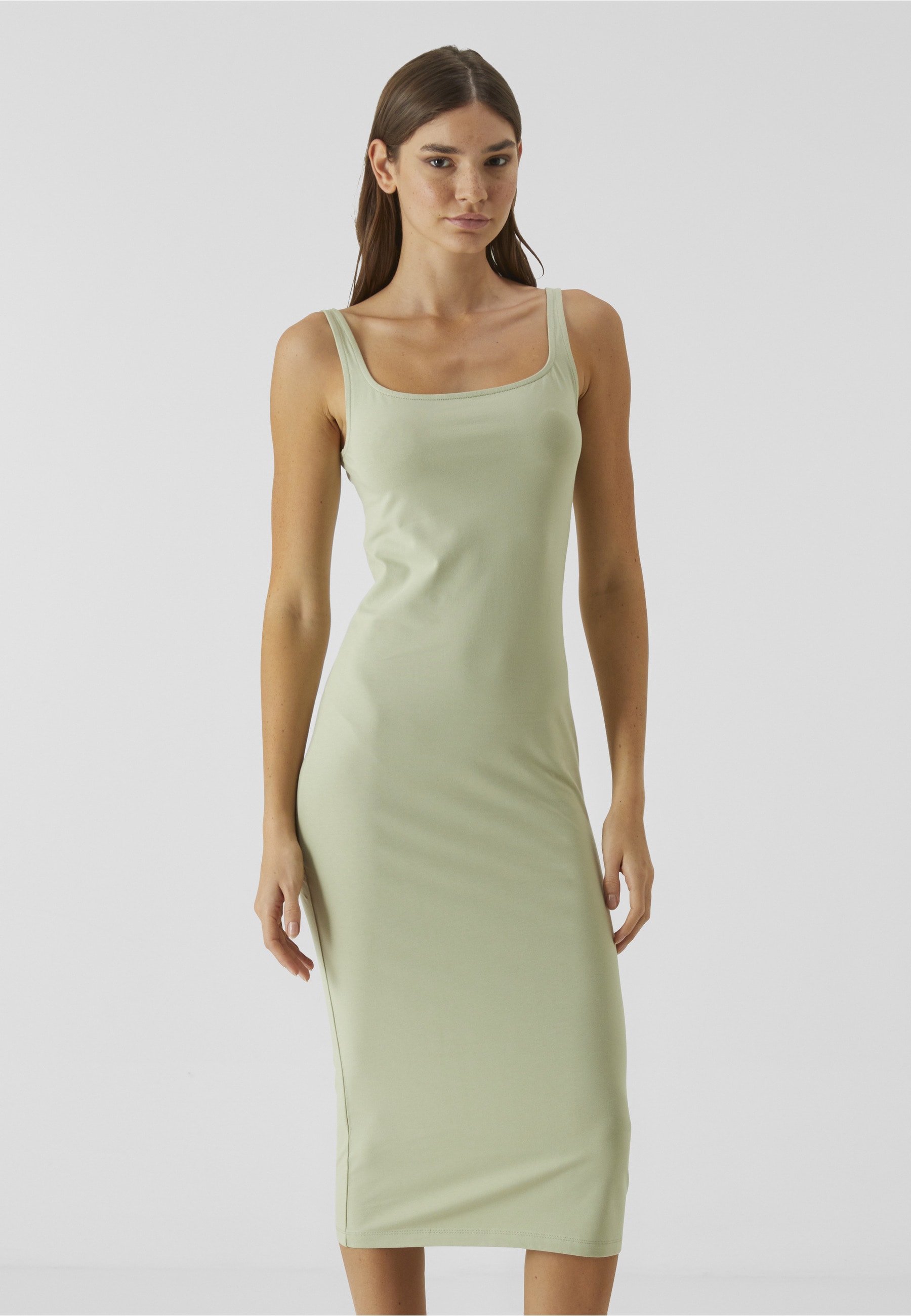 URBAN CLASSICS Shirtkleid »Urban Classics Ladies Basic Long Cotton Jersey Dress« 1 Stk. tlg.
